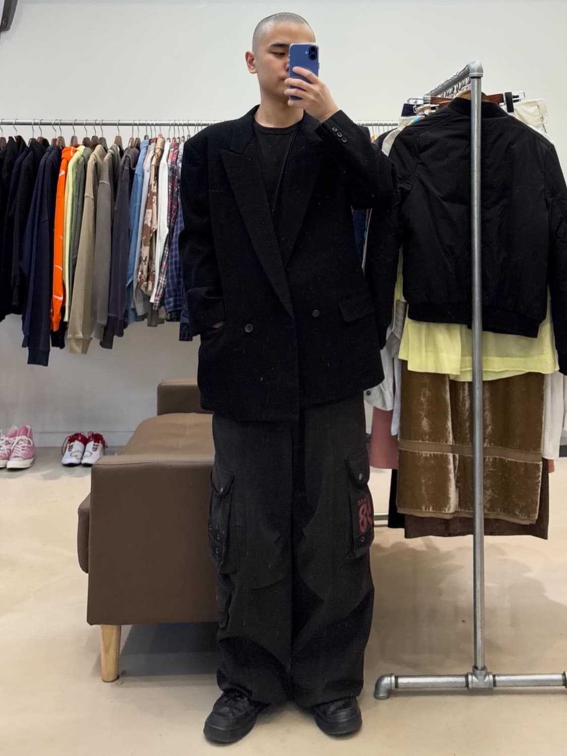 꼼데가르송 옴므  모직 더블자켓 상품이미지4