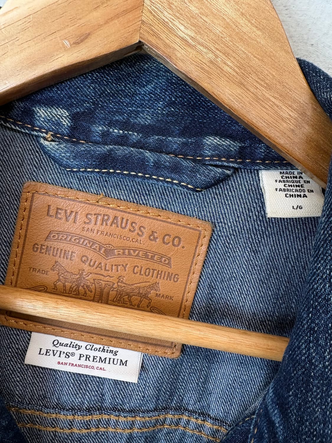 리바이스 프리미엄 빈티지 데님 트러커 자켓 상품이미지6