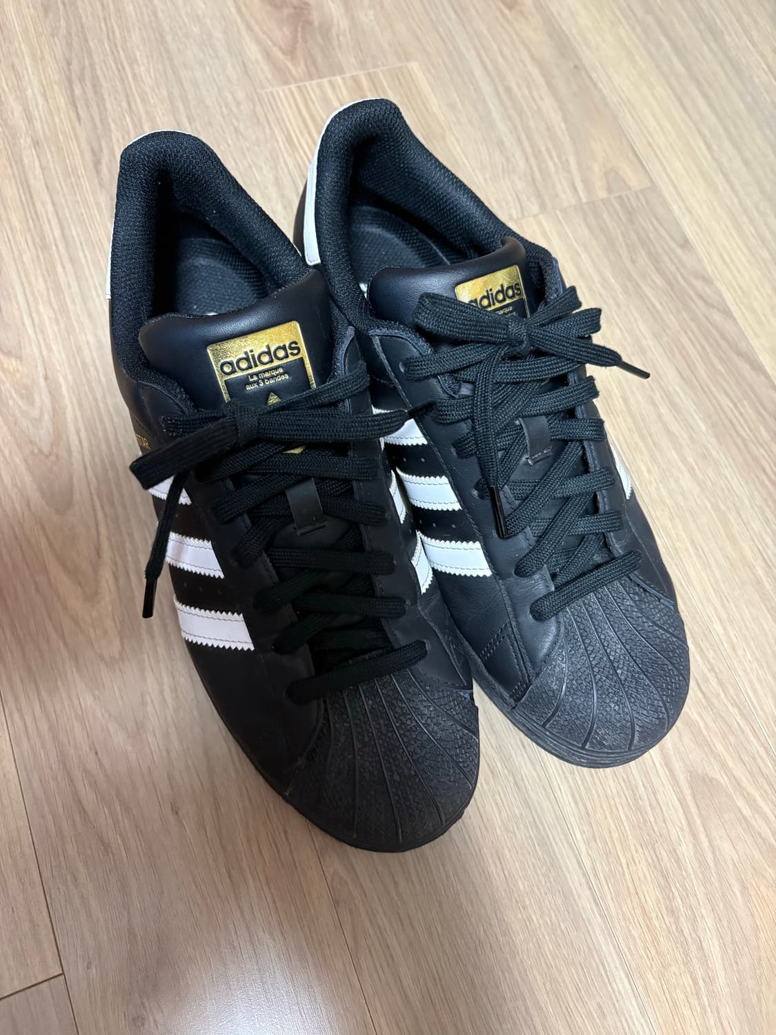 아디다스 슈퍼스타 코어 블랙 화이트 270 상품이미지6