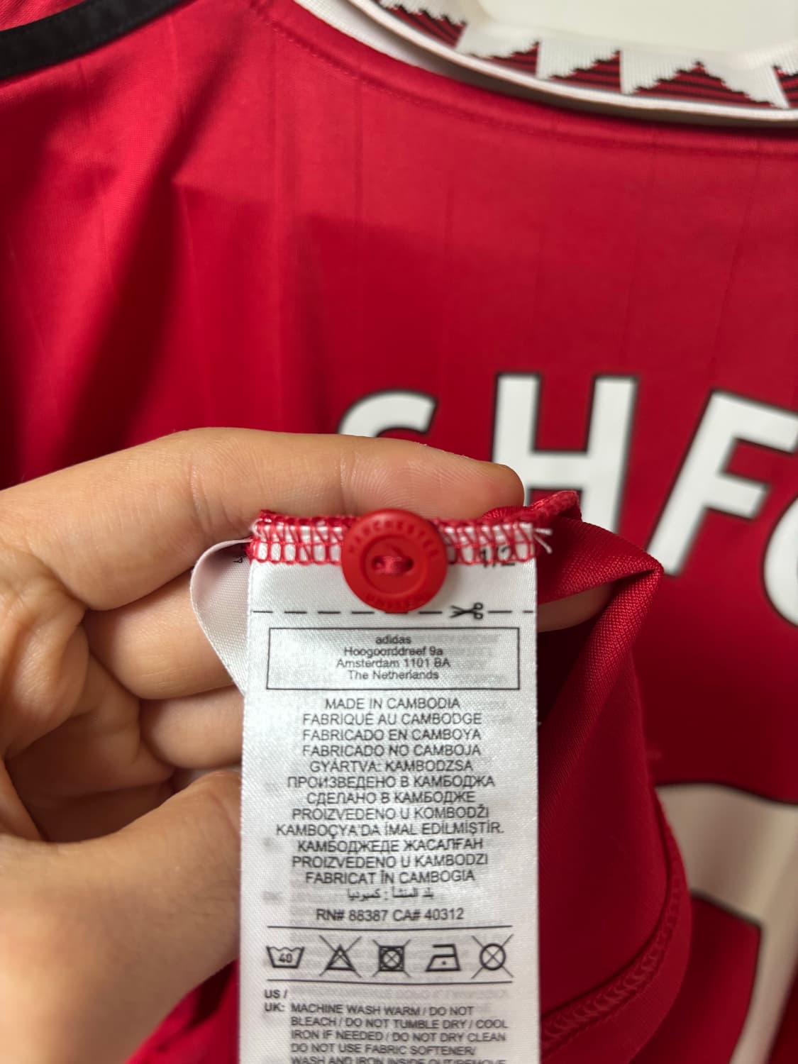 맨유 래시포드 22-23 맨유 홈킷 긴팔 해외 L  상품이미지3