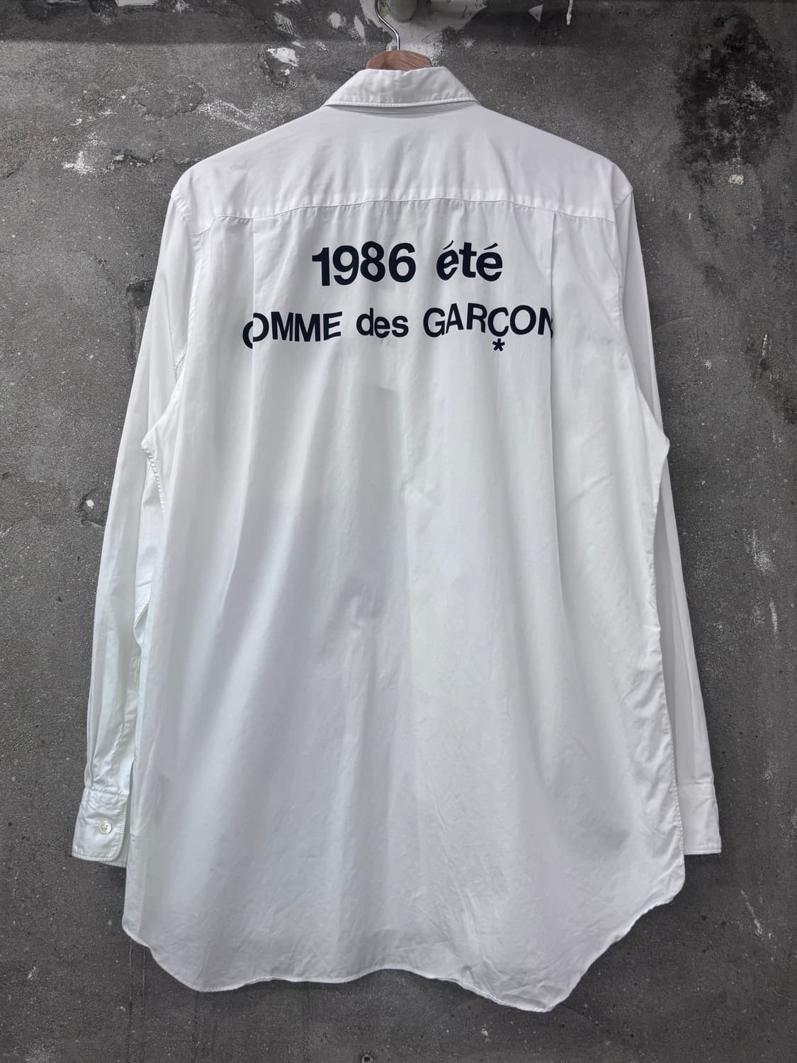 CommedesGarcons 꼼데가르송 1986 아카이브 백로고 셔츠 상품이미지1