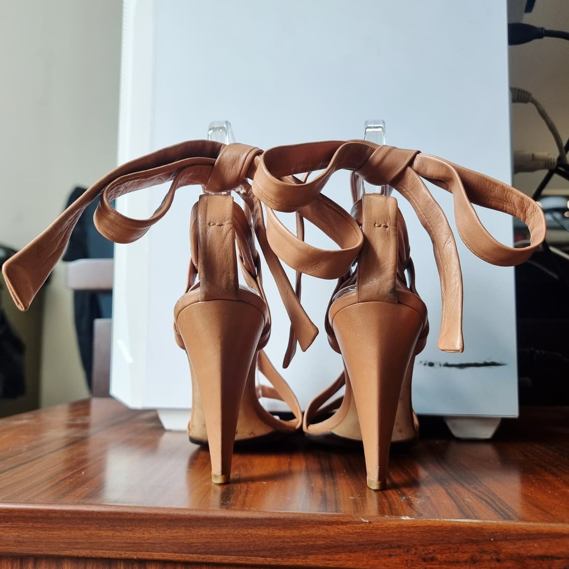 발리 Bally 양가죽100% 샌들 힐 하이힐 구두 슈즈 (230/36) 상품이미지6