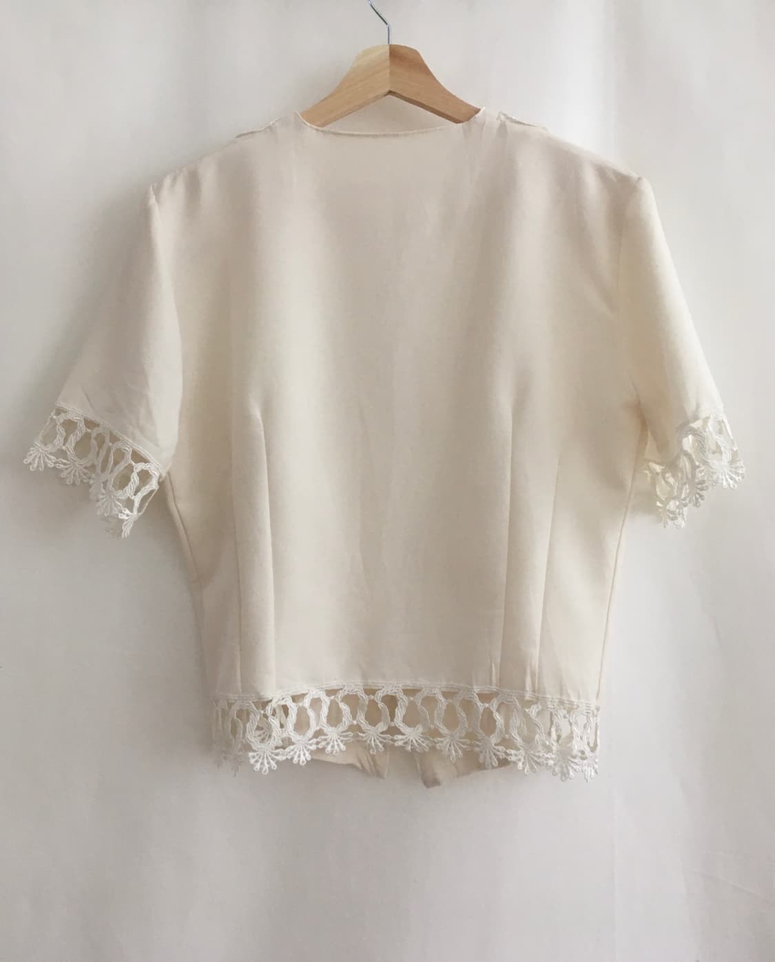 Ivory Lace Detail Blouse (Europe) 상품이미지6