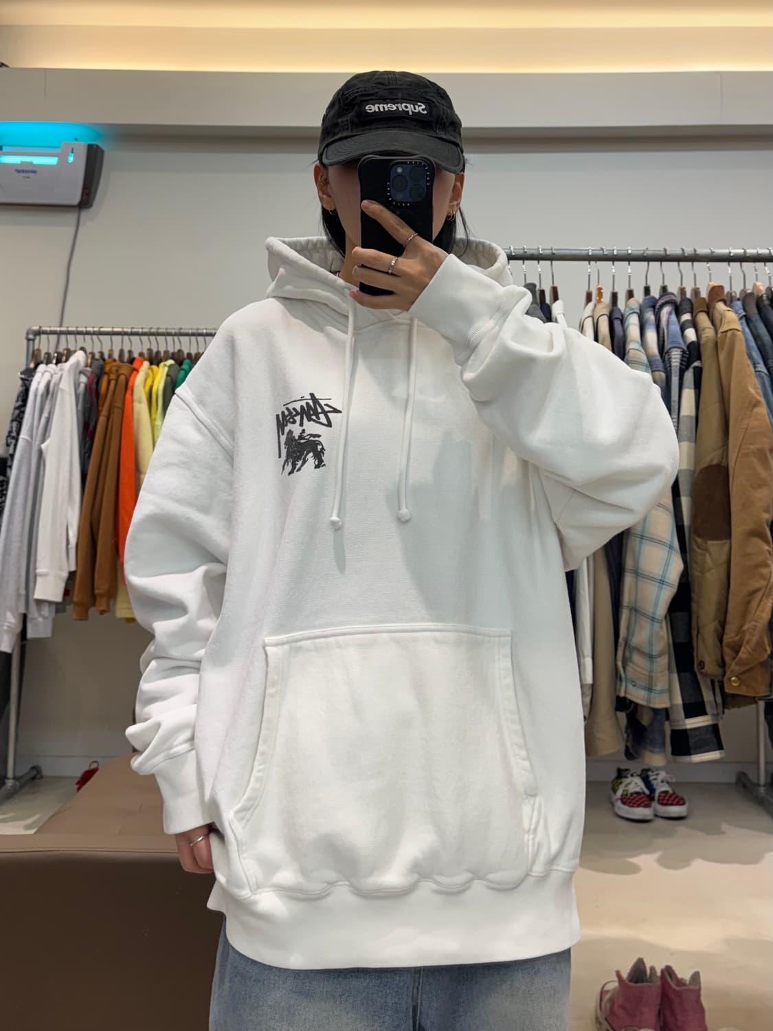 스투시 라이온 후드티 상품이미지5