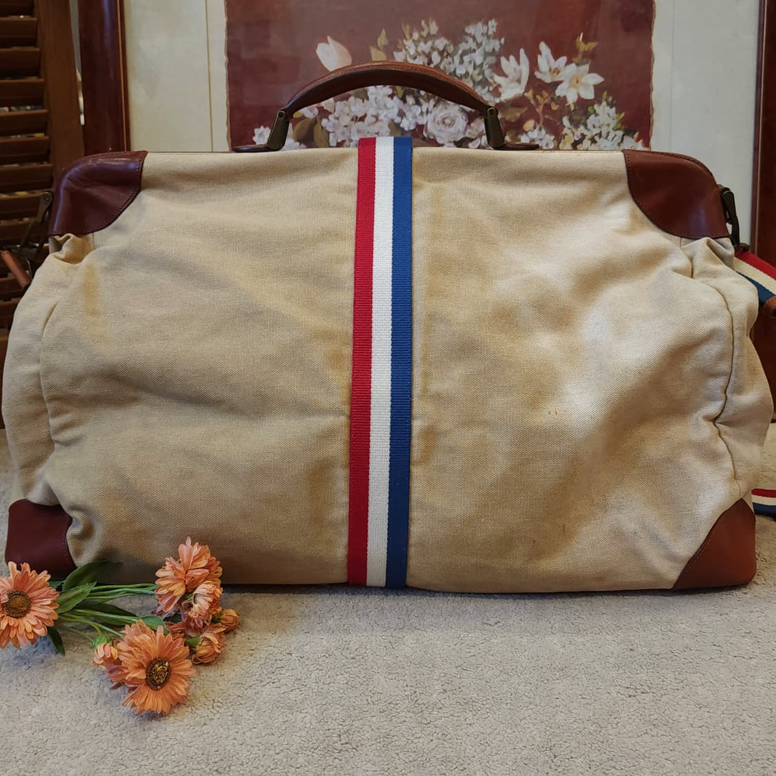 듀퐁 더플백 캔버스 레더 닥터백 아이코닉 코지백 보스턴백 상품이미지4