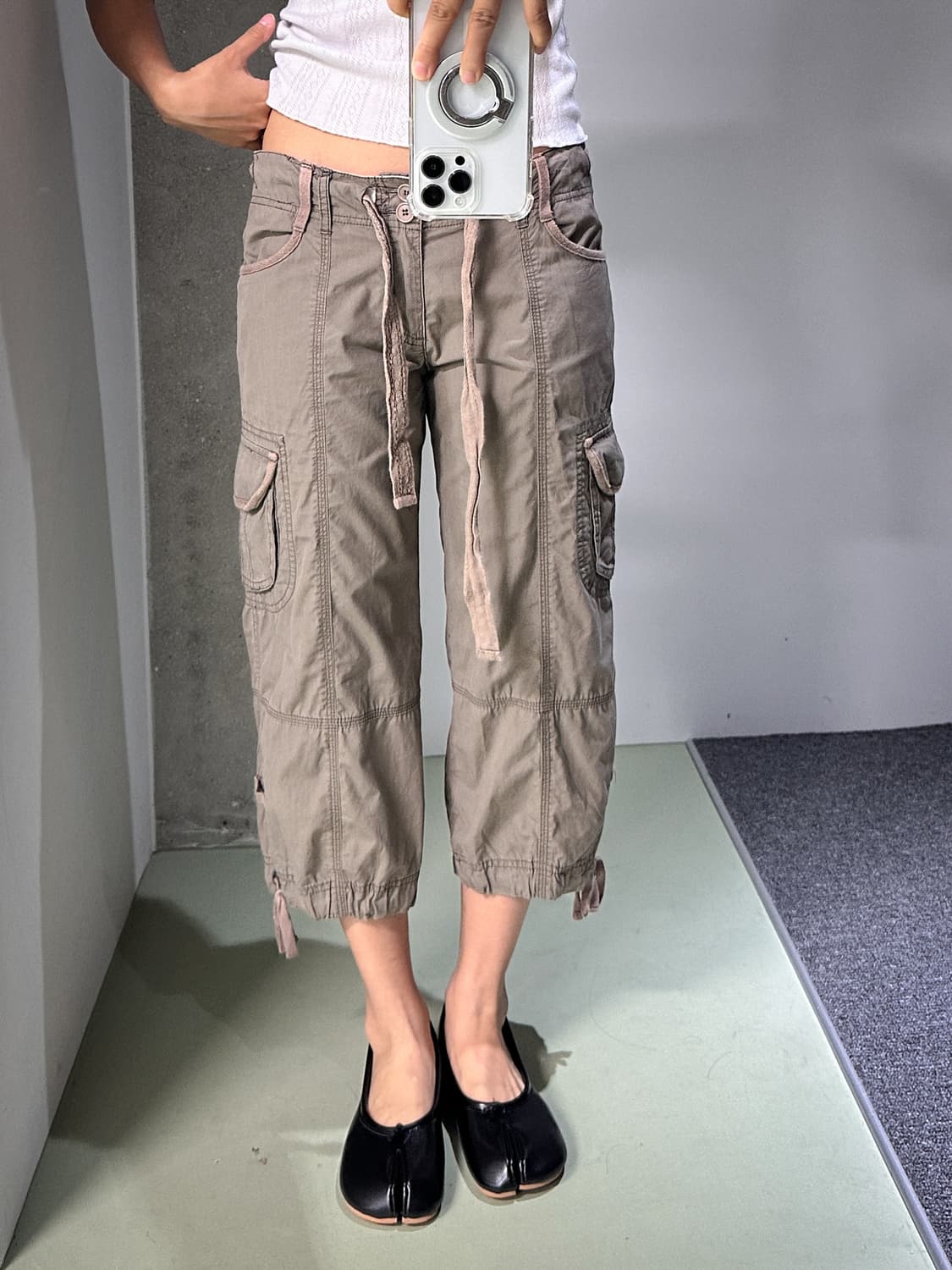cocoa brown capri pants 상품이미지5