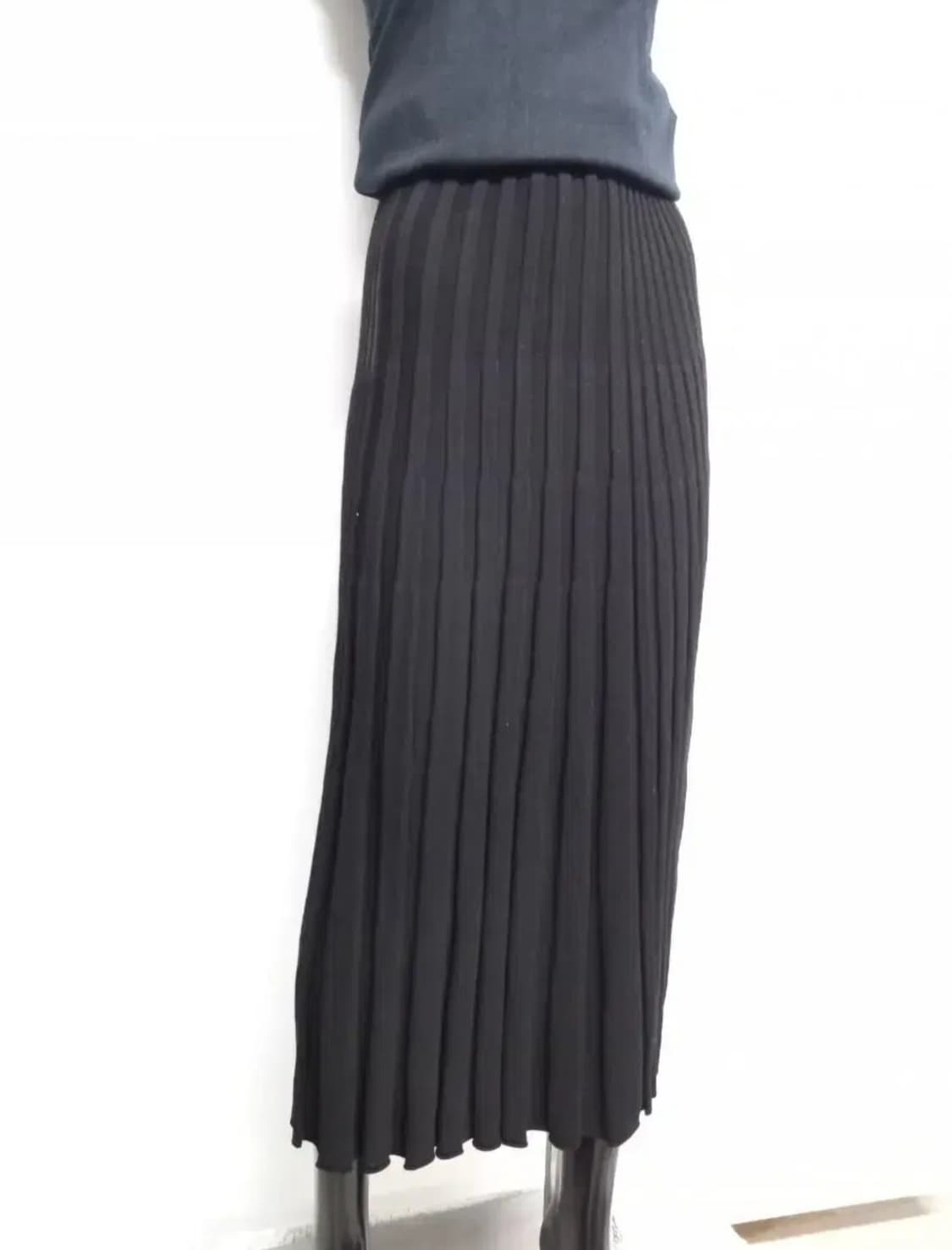 새 타임 춘추 니트 플리츠 롱스커트 F 상품이미지7