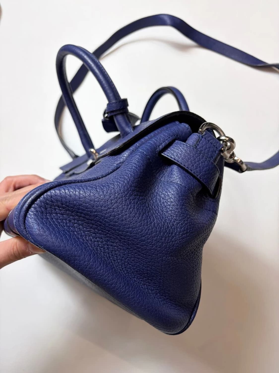 멀버리 베이스워터 블루 토트백 Q1463 상품이미지5