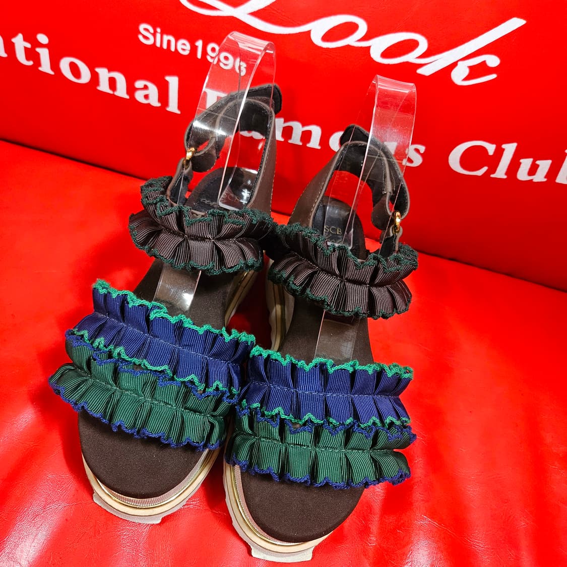 슈콤마보니 캉캉 키높이 샌들 220size 상품이미지3