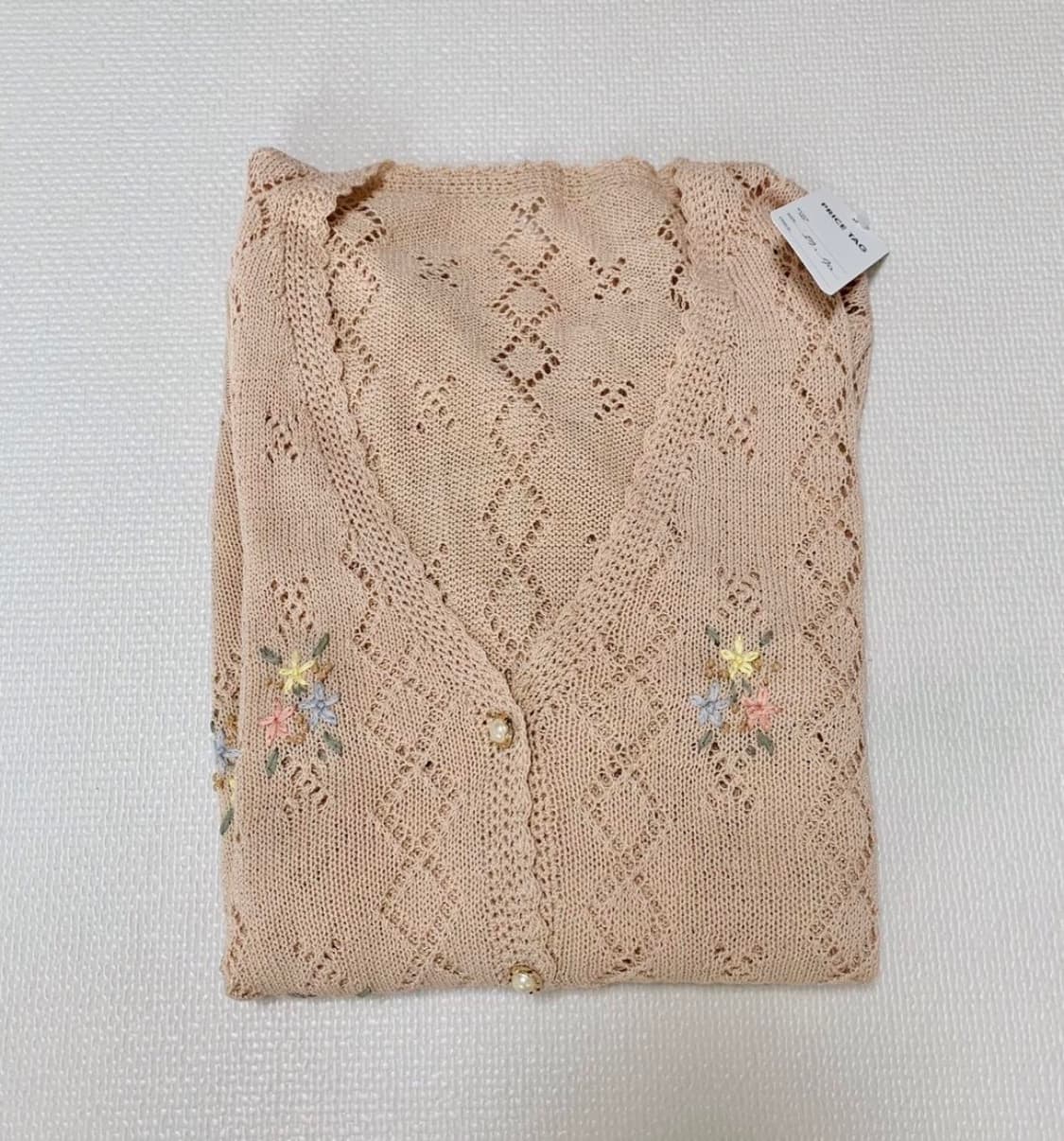 빈티니 꽃소녀 크로쉐 가디건 상품이미지2