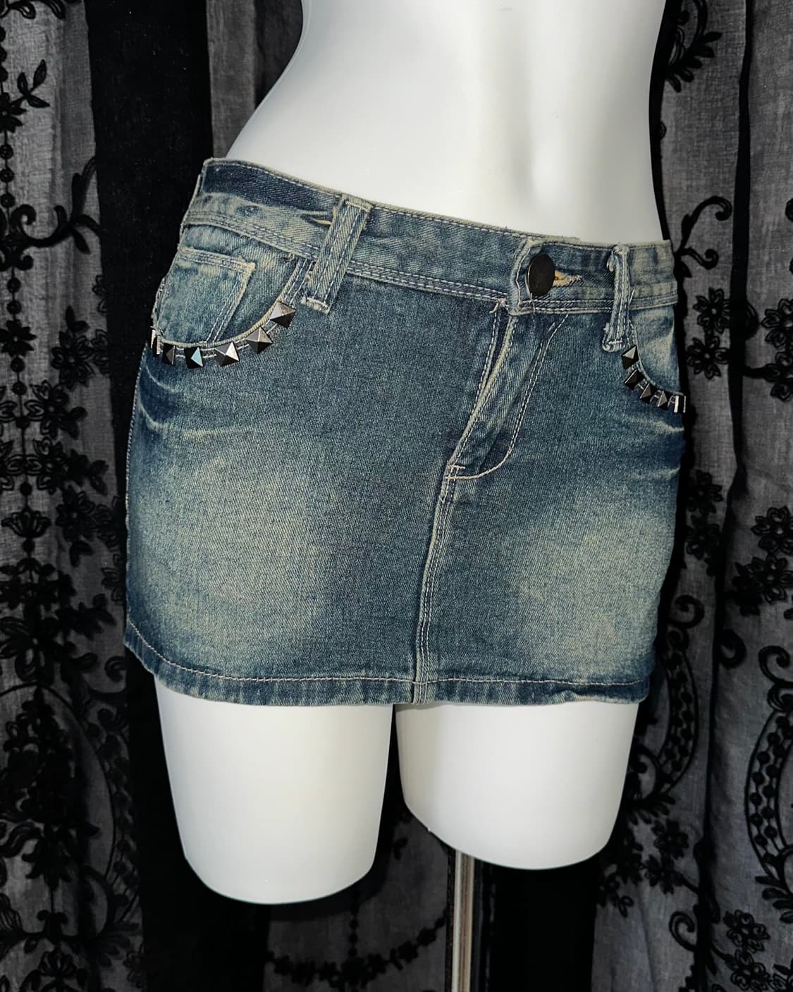 #parkgirl rock chic denim skirt 상품이미지2