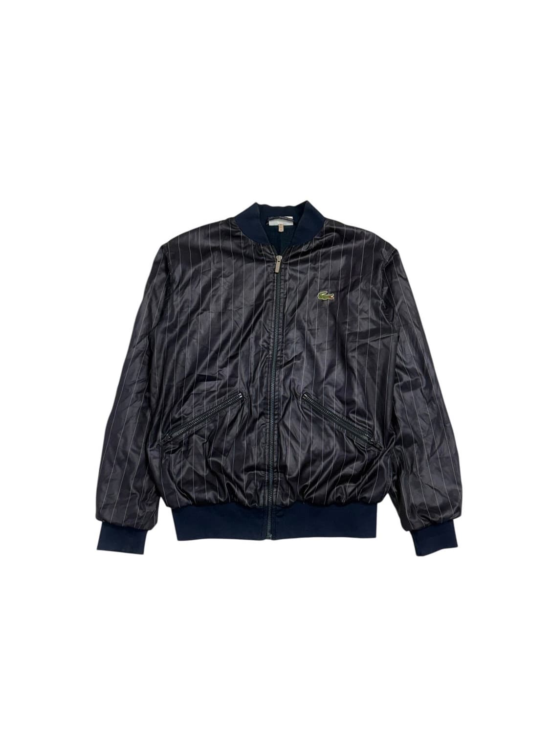 라코스테 스트라이프 봄버 자켓 상품이미지1