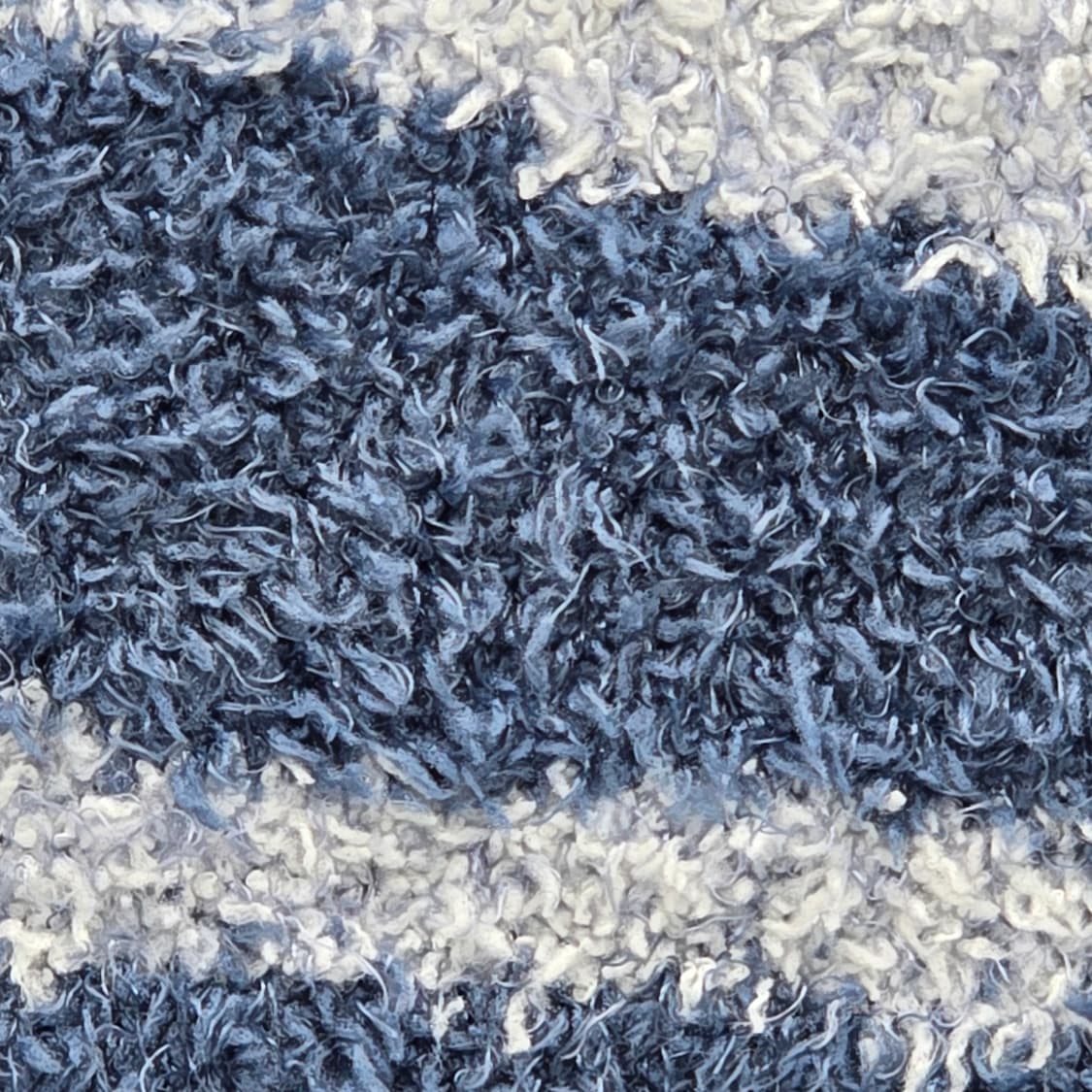 GU 리본 패턴 털실 니트 스웨터 하늘색 상품이미지6