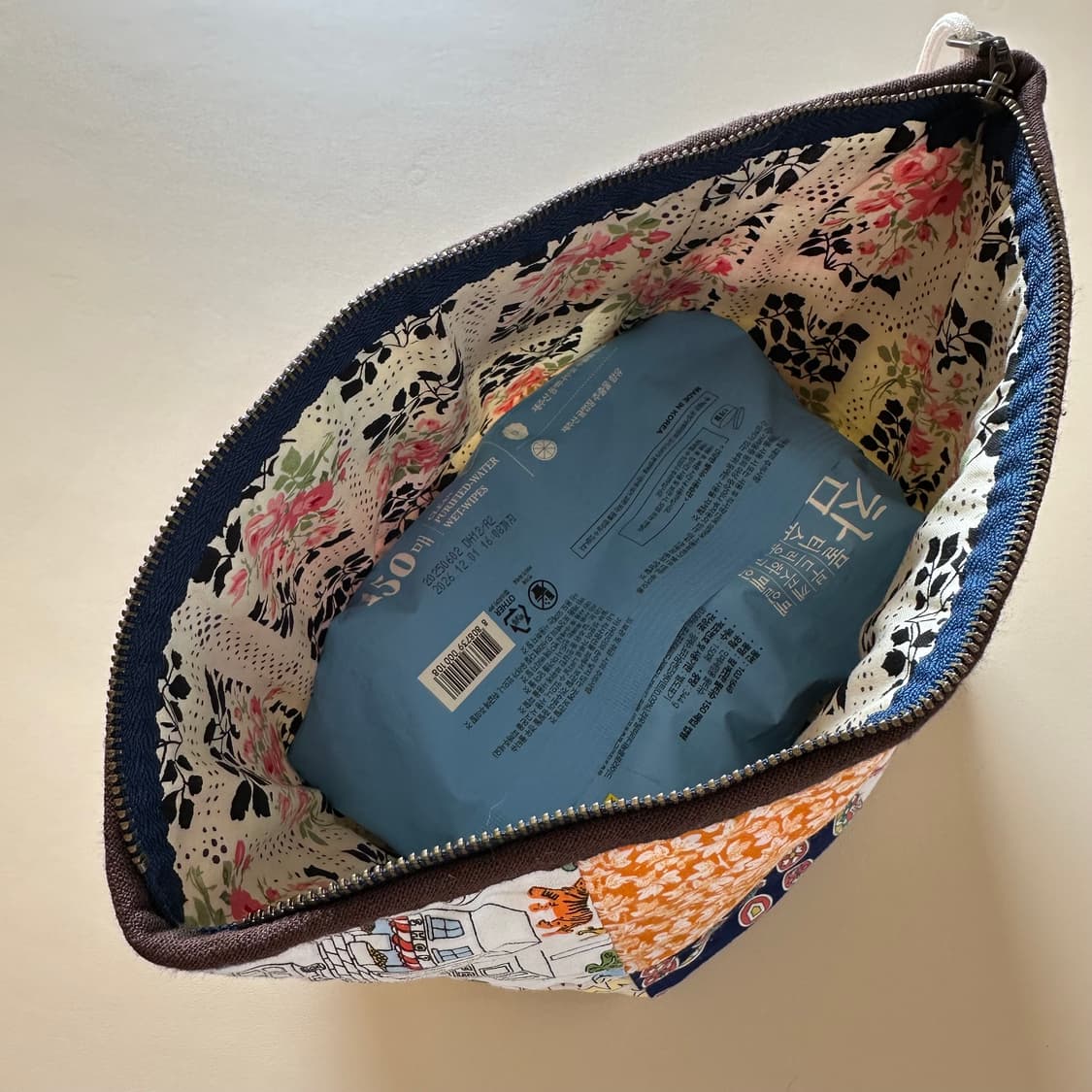 아주 큰 퀼트 파우치 / 핸드메이드 파우치 상품이미지9