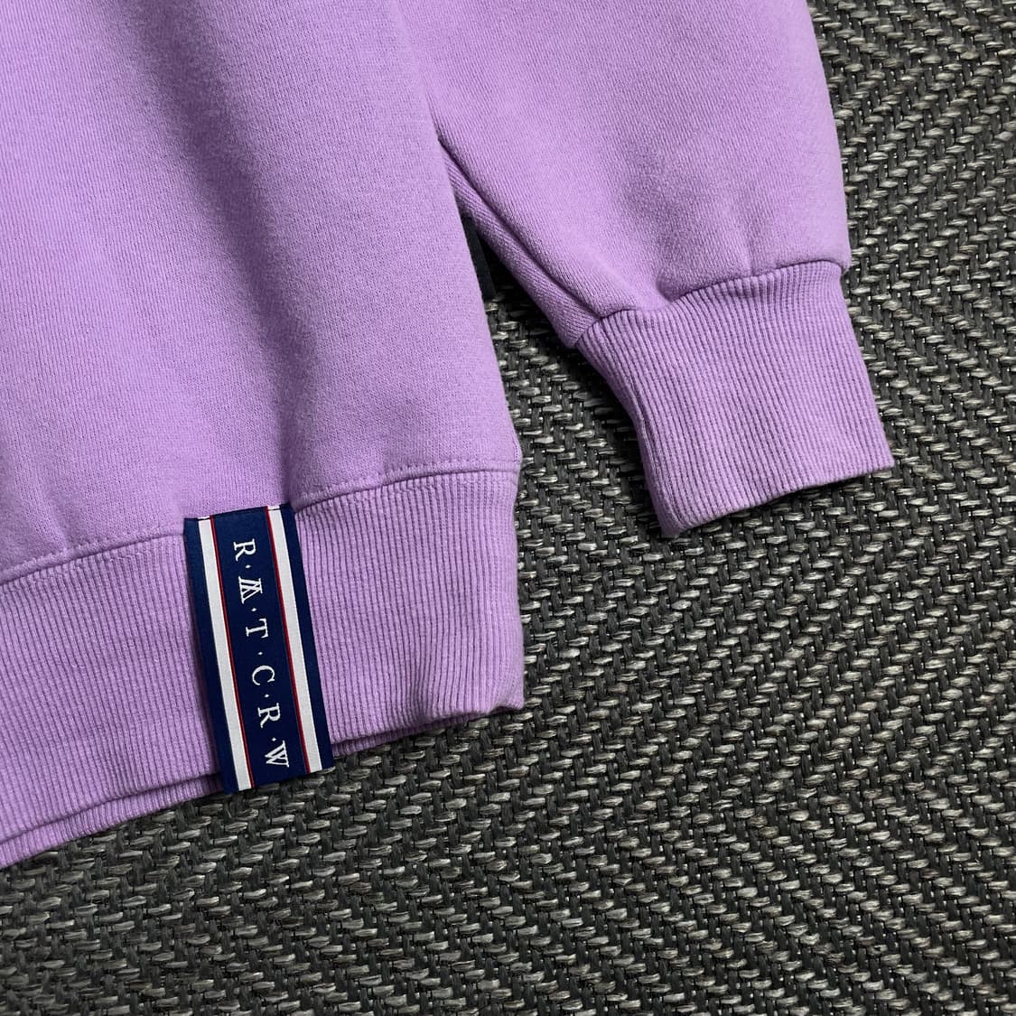 로맨틱크라운 스펠로고 박시핏 스웨트 셔츠 맨투맨 퍼플o 5068 상품이미지3
