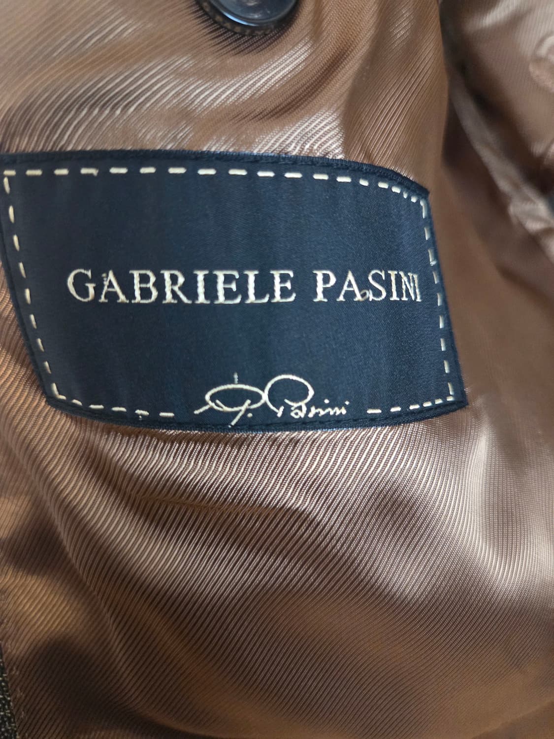 (라르디니 메이드)가브리엘파시니 자켓 브라운 50사이즈 상품이미지3