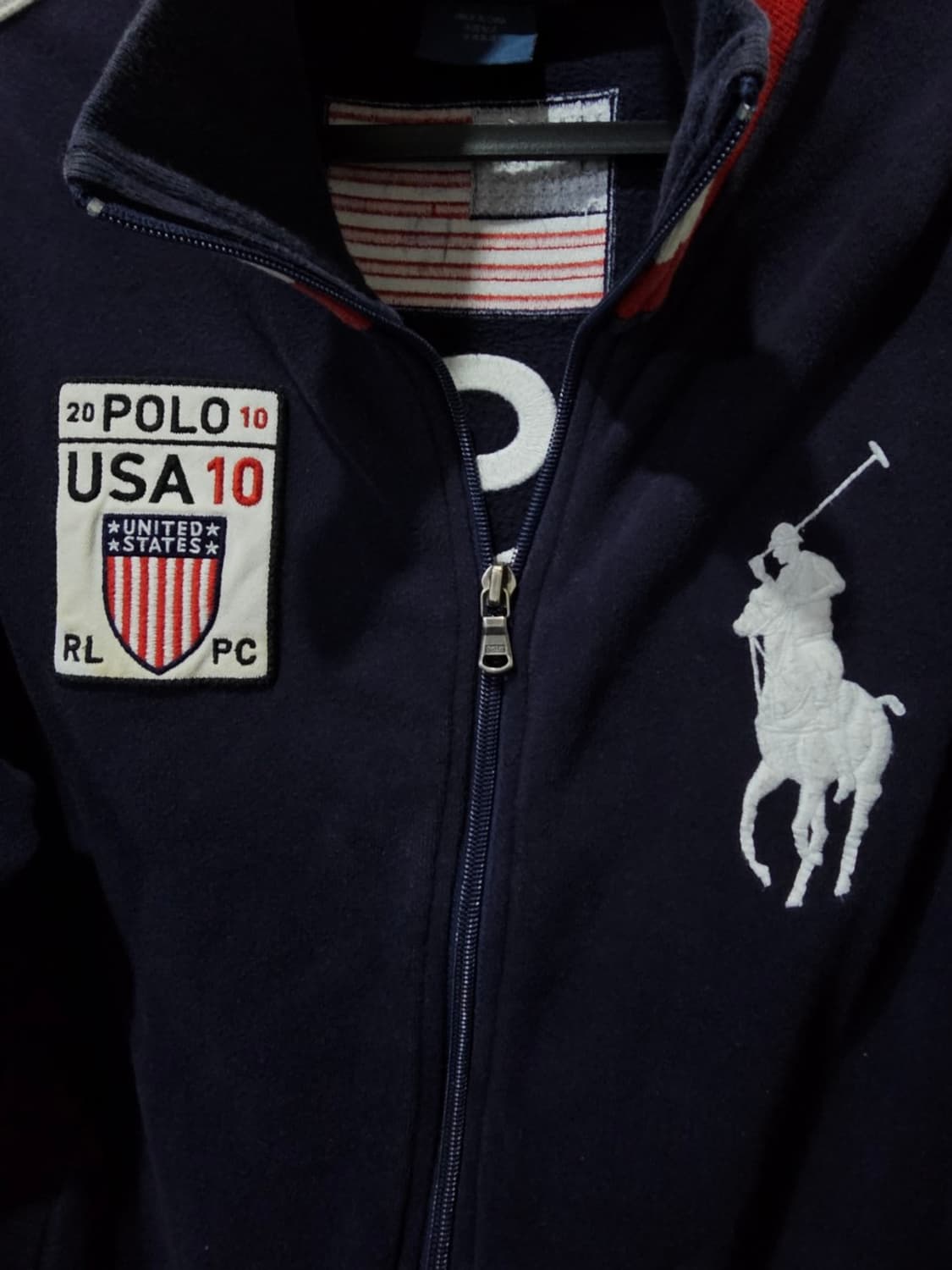 폴로 POLO 빅포니 USA 성조기 집업 95/M 상품이미지2