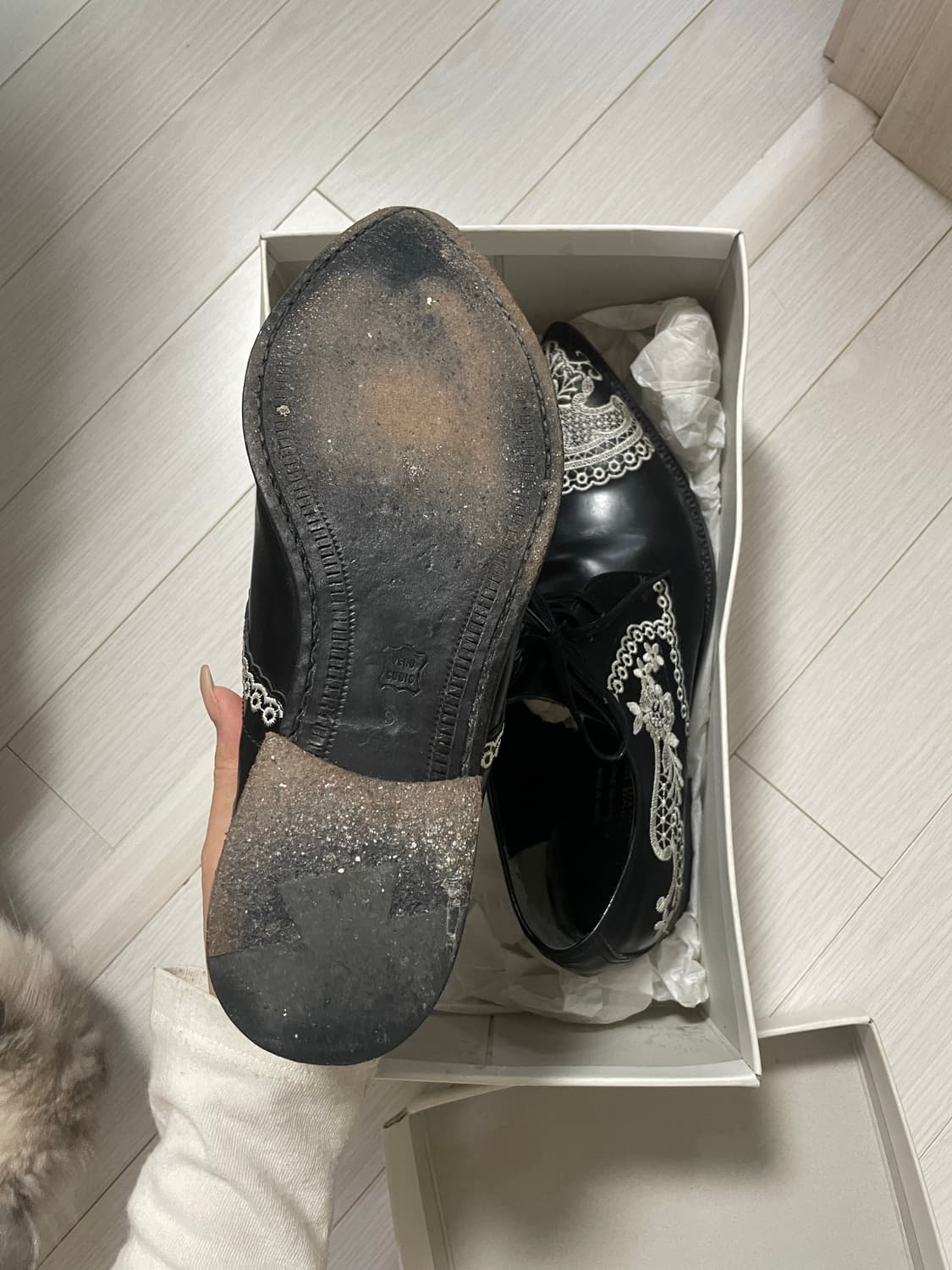 준야와타나베 SS07 레이스 로퍼 S 상품이미지5