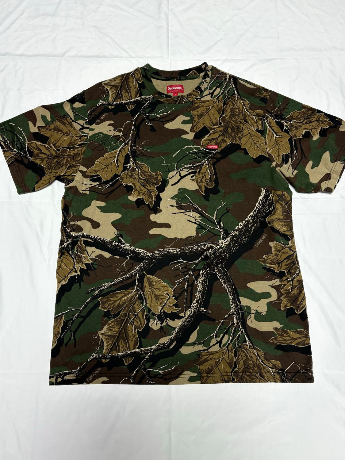슈프림 스몰 박스 티셔츠 우드랜드 카모 상품이미지1