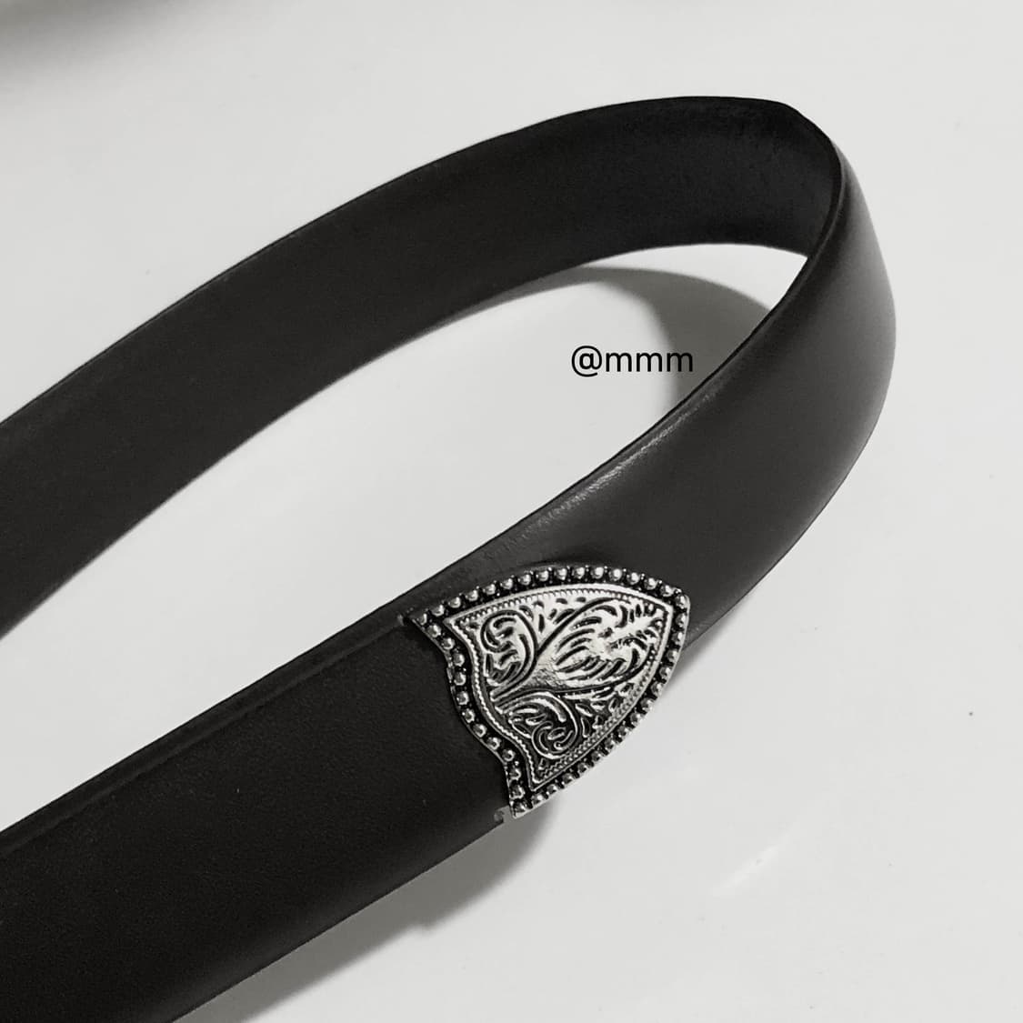 [Unisex] 볼륨 웨스턴 장식 가죽벨트 상품이미지6