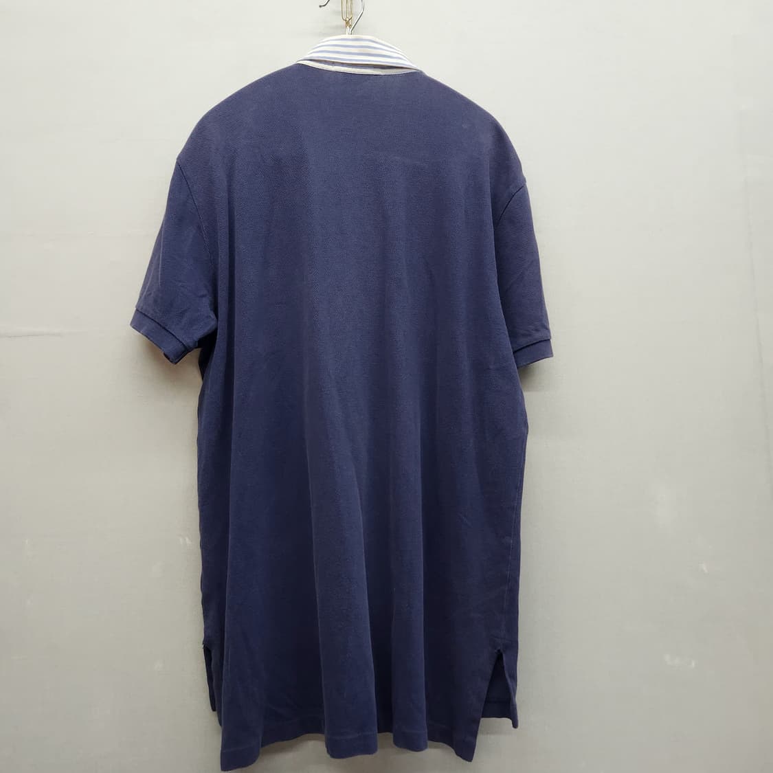 폴로랄프로렌 스트라이프 배색 금장로고 반팔카라 L(L) 상품이미지4