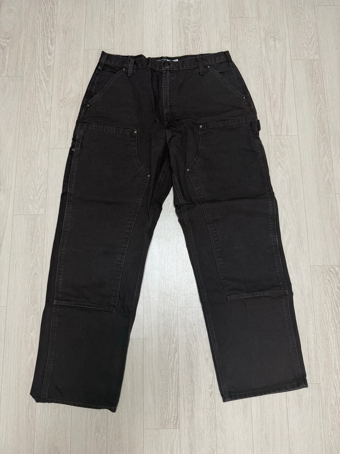 [36x32] 칼하트 b136 더블니 다크 브라운 현행 상품이미지1