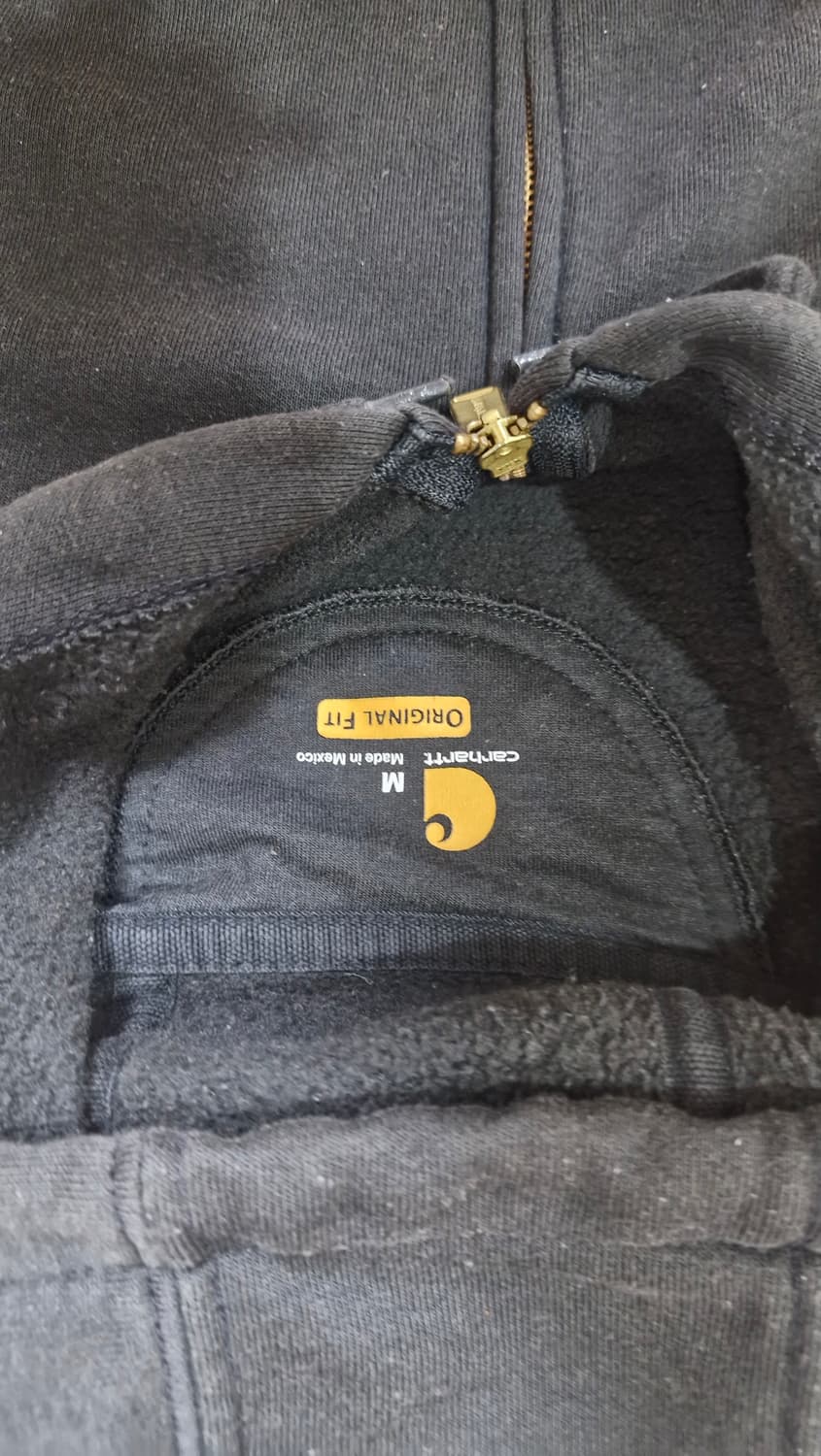 칼하트 후드집업 블랙 M 상품이미지4