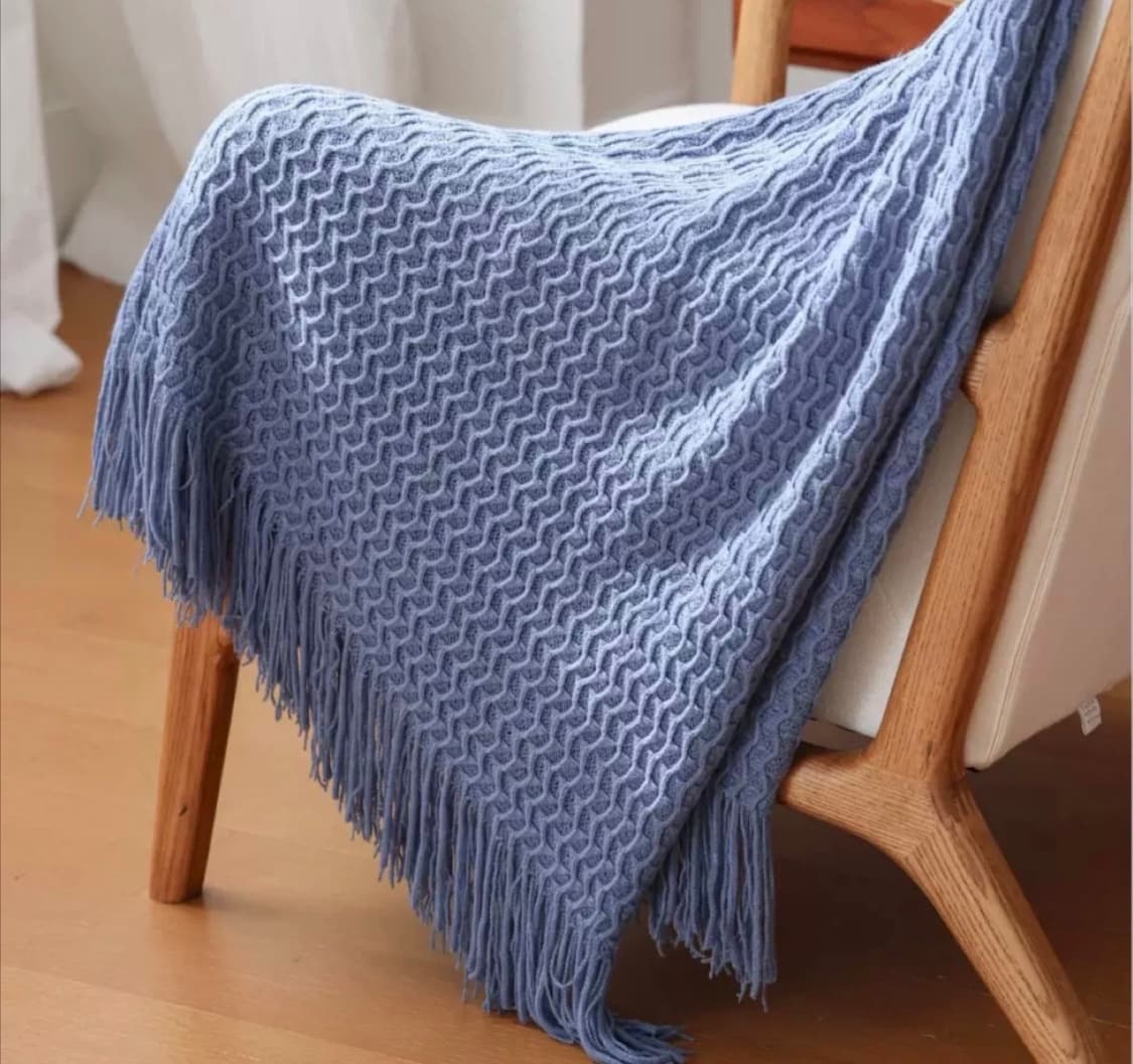 니트 블랭킷 170x130 새것 상품이미지1