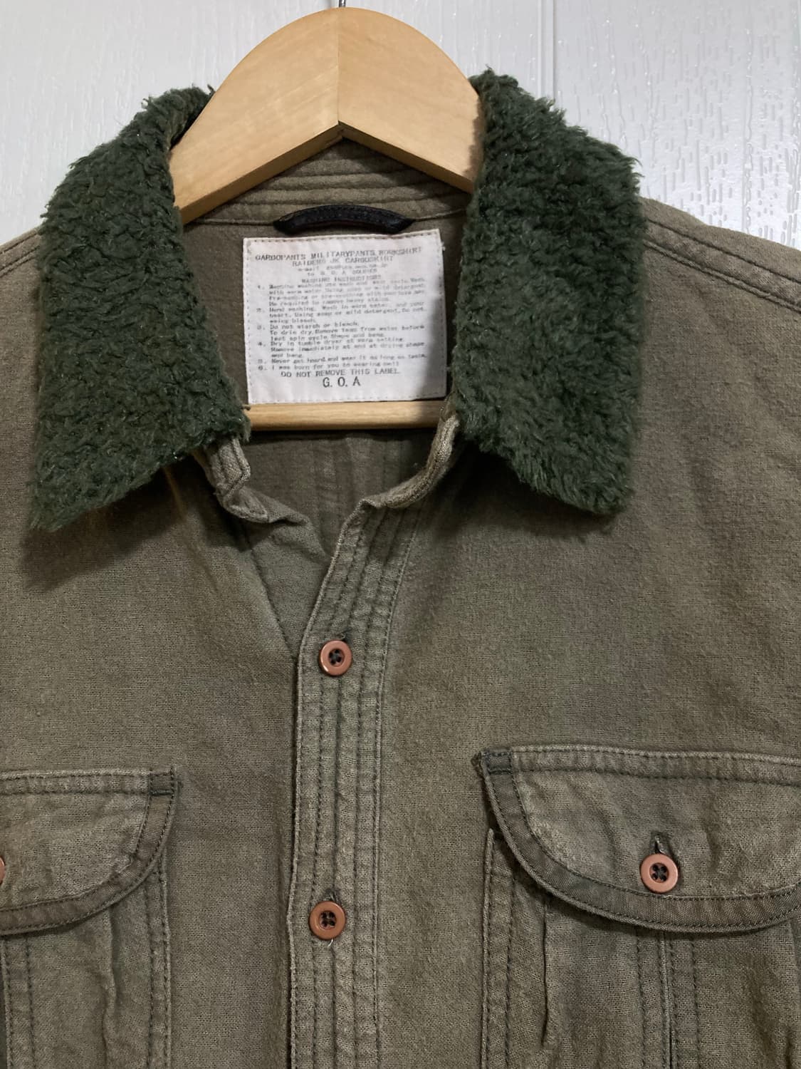 goa 고아 밀리터리 셔츠 상품이미지3