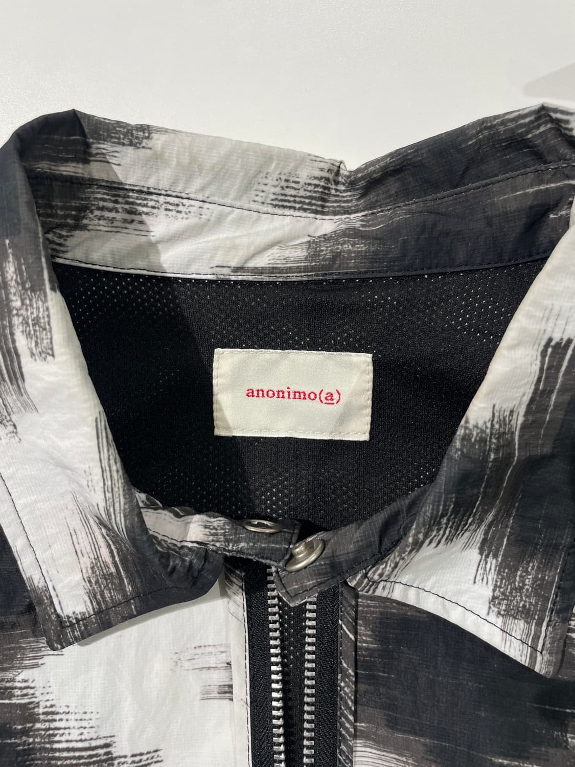 아노니모아노니마 브러쉬 스트로크 하프집 아노락 상품이미지7