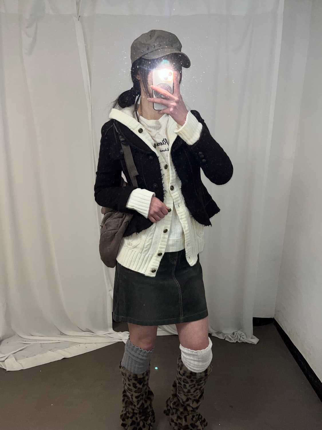 브라운 그런지 페어리 자켓 상품이미지2