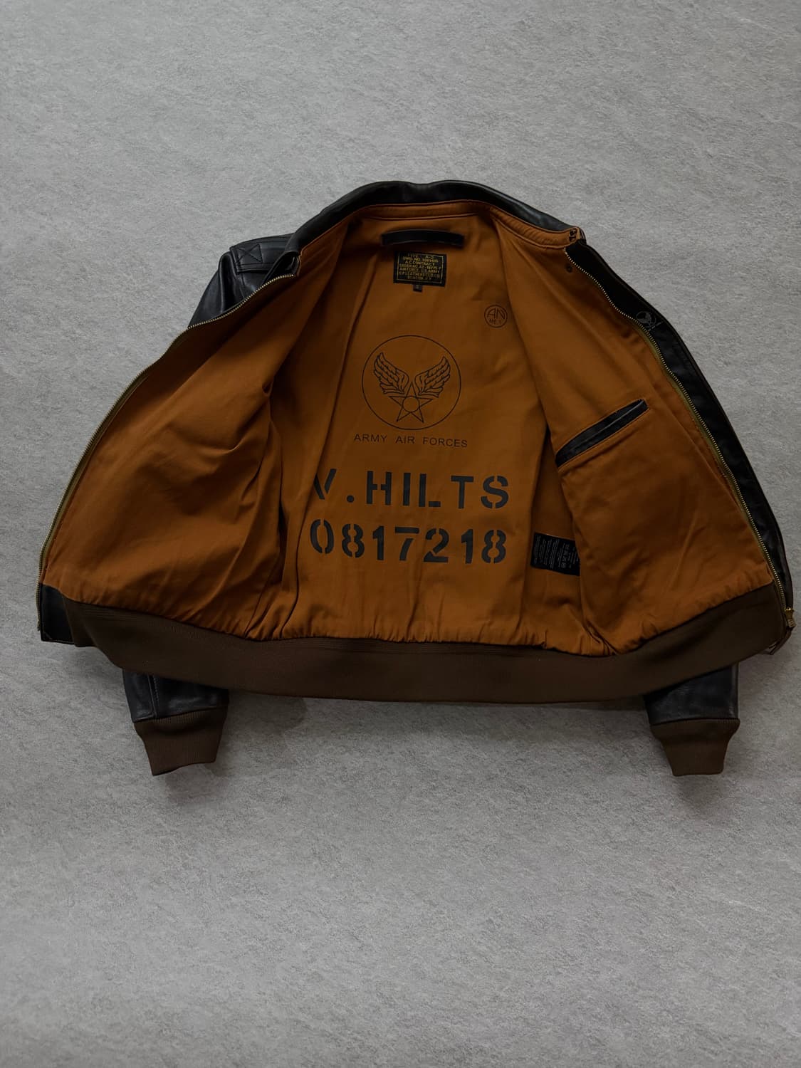 밀리터리 A-2 말가죽자켓 상품이미지3