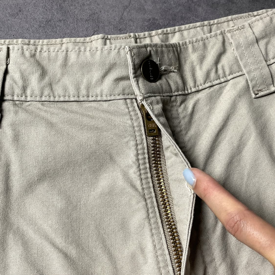 CARHARTT 칼하트B144 베이지 카펜터 워크 하프팬츠 A01164 상품이미지3