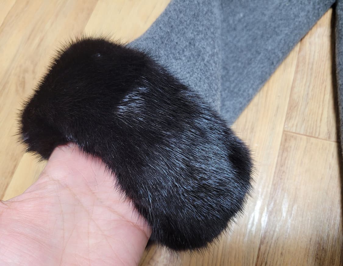 끌로디피에로(claudie pierlot) 밍크퍼 캐시울코트 55 상품이미지5