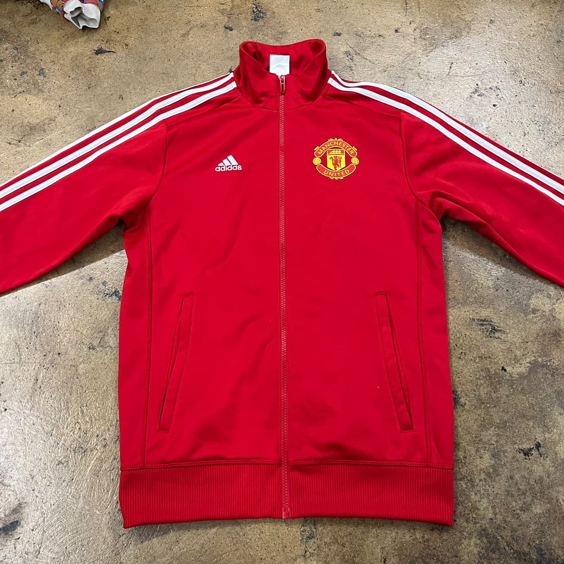 [정품/90] 아디다스 맨체스터 유나이티드 트랙탑 져지 레드 b16 상품이미지3