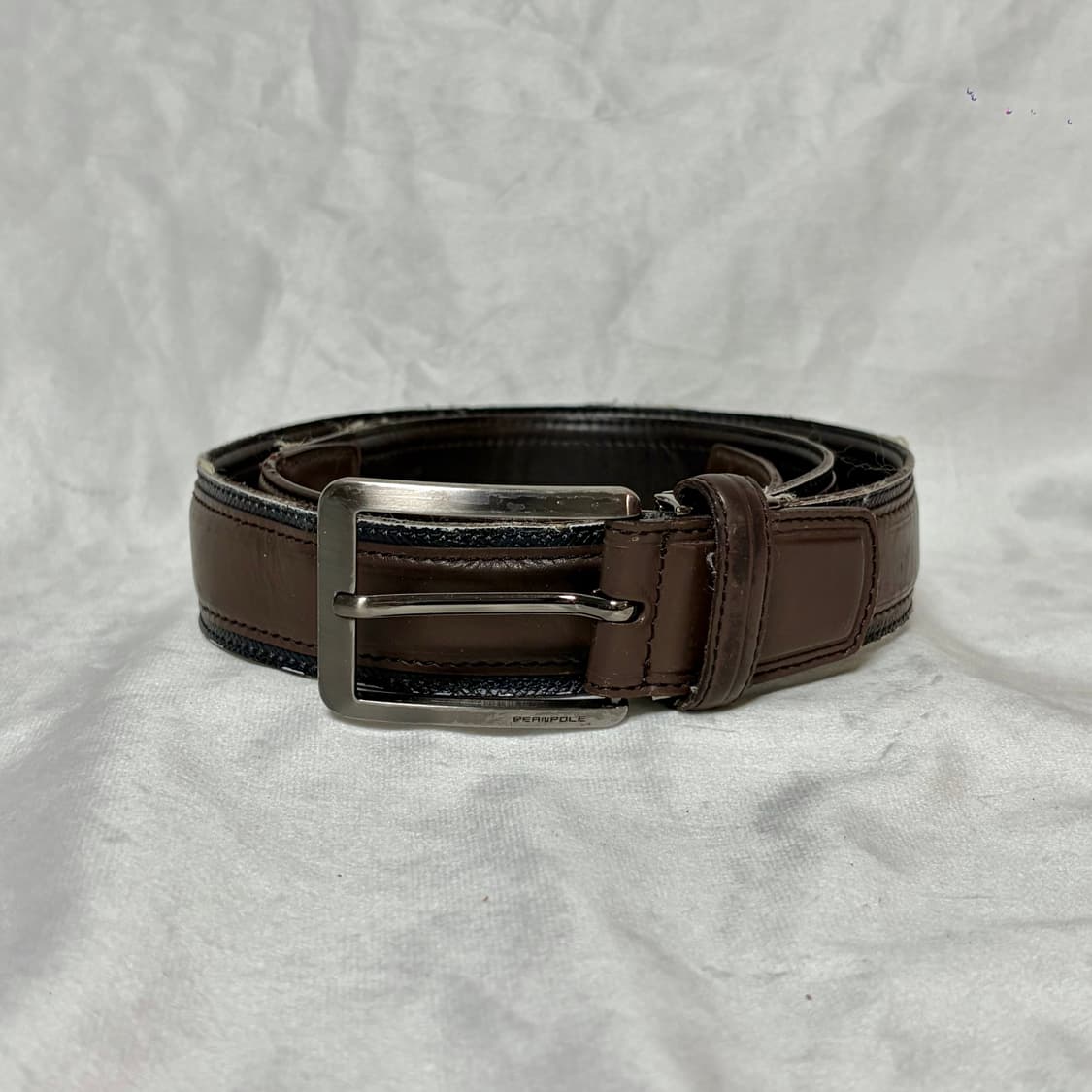 빈폴 빈티지 더블 레이어 레더 벨트 상품이미지1