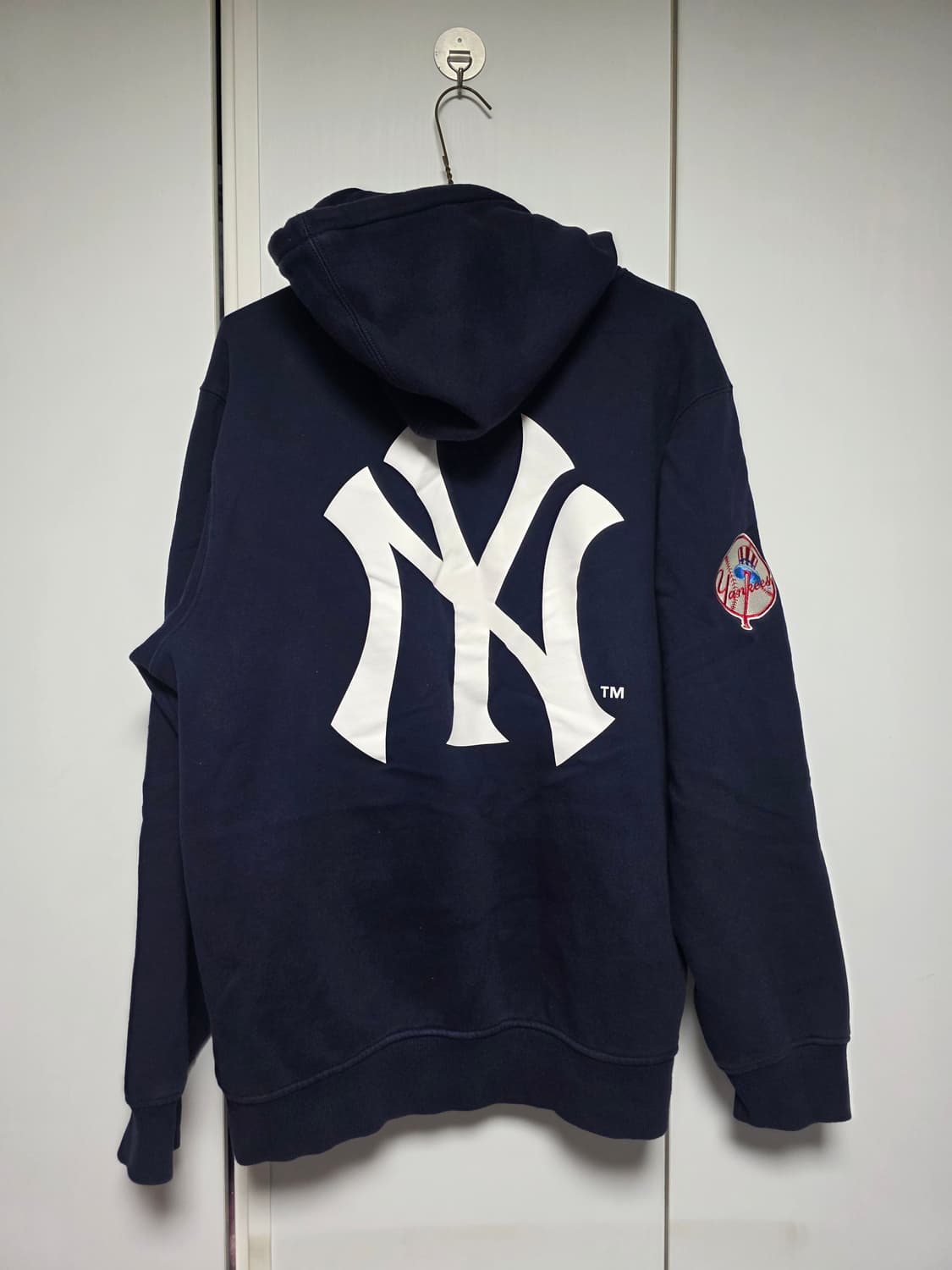 뉴에라 뉴욕양키스 네이비 후드티 XL 105 상품이미지1