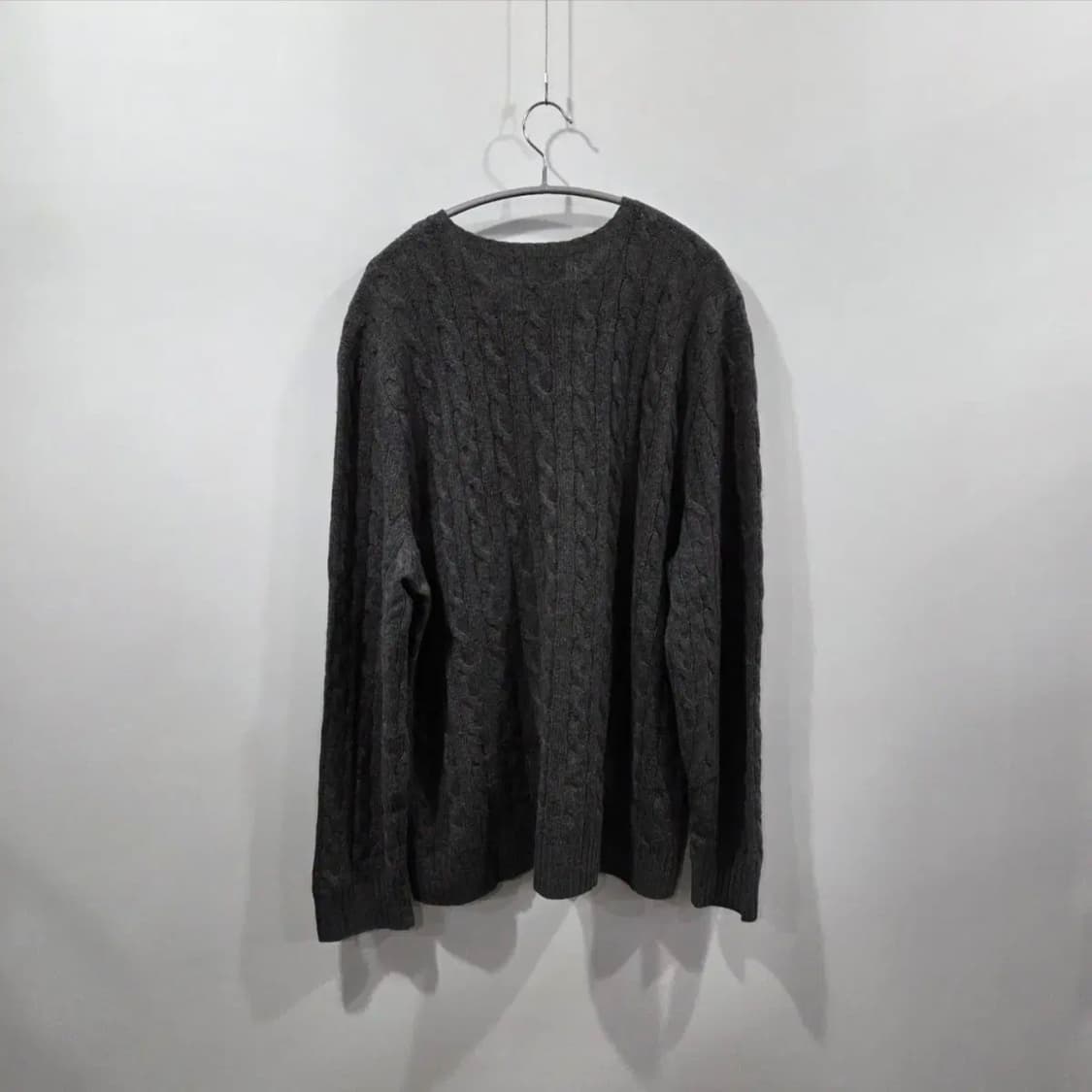 폴로랄프로렌 울 캐시미어 케이블 니트 XL 상품이미지5