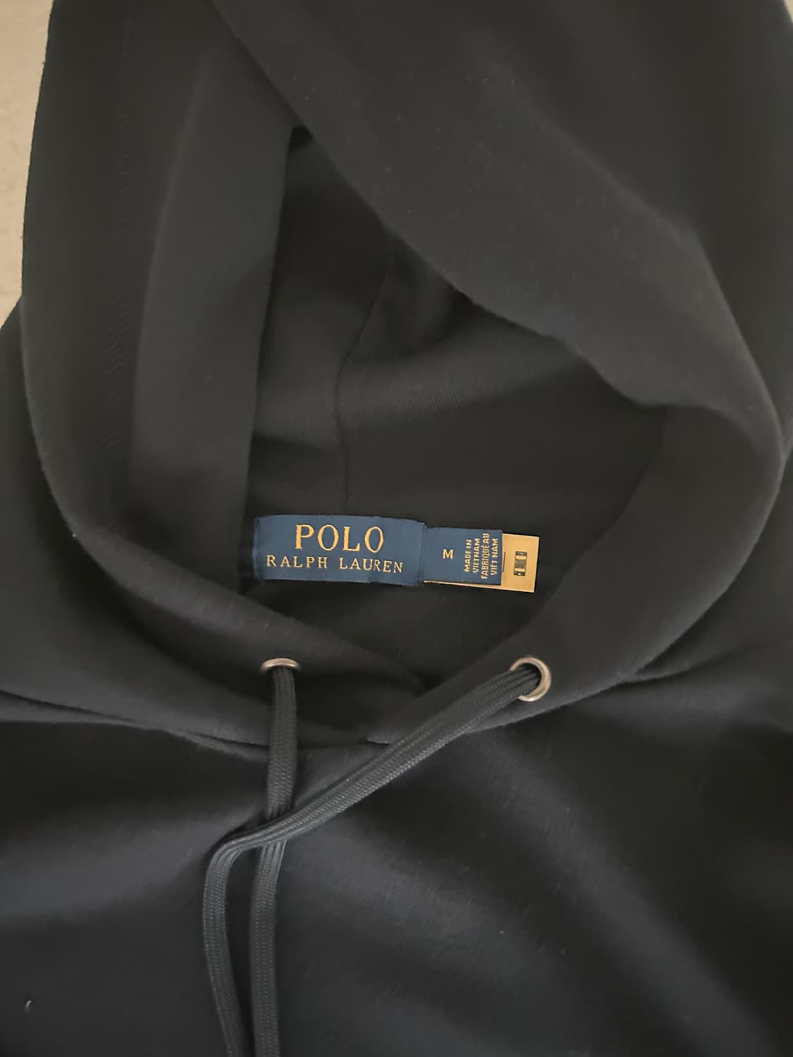 폴로 랄프로린 검정 블랙 후드티 M 상품이미지6