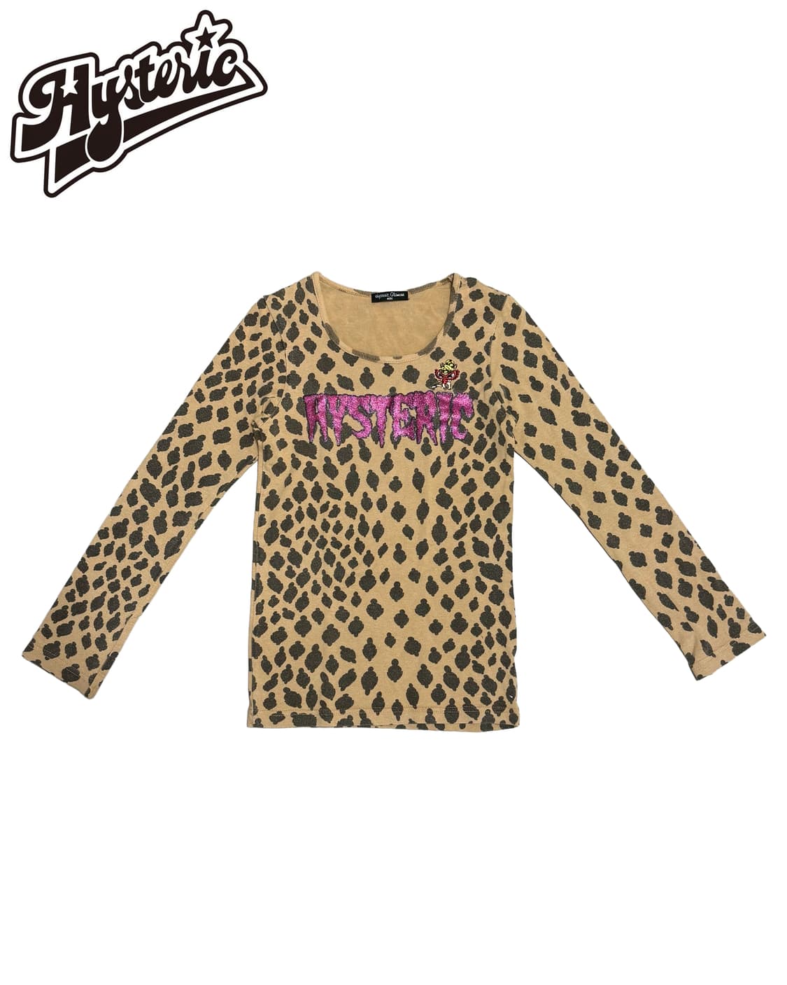 (레어) 히스테릭 글래머 sexy Y2k 호피 갸루st 탑 상품이미지1