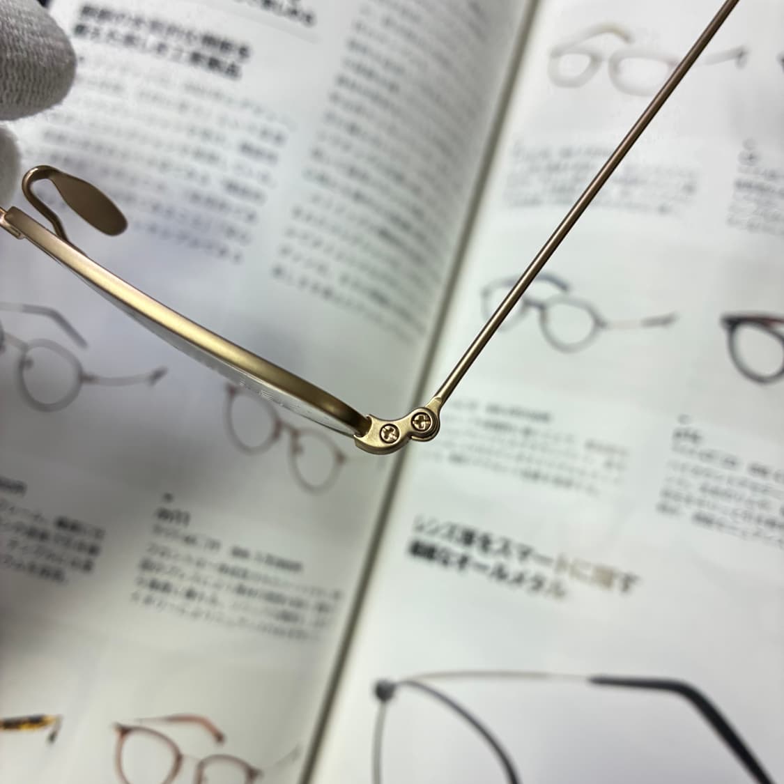 JUNKO KOSHINO MR.JUNKO 준코 코시노 골드 티타늄 안경 상품이미지4