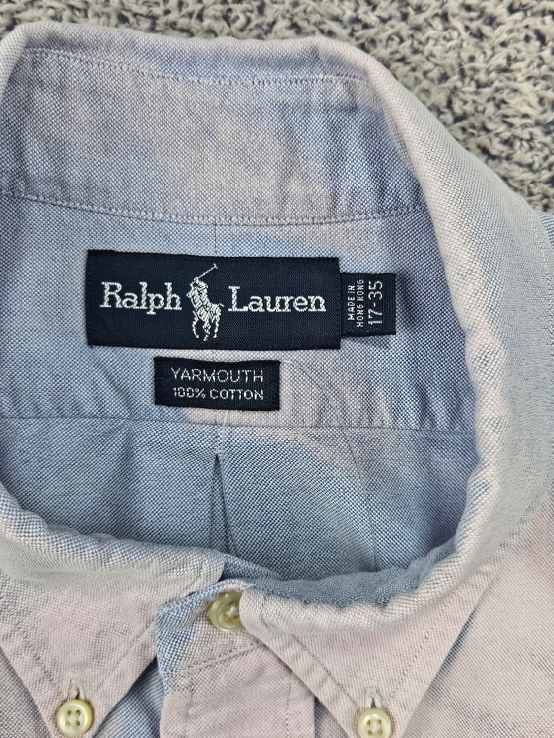 폴로랄프로렌 버튼다운 셔츠 다잉커스텀 (2XL추정) / 11805 상품이미지9