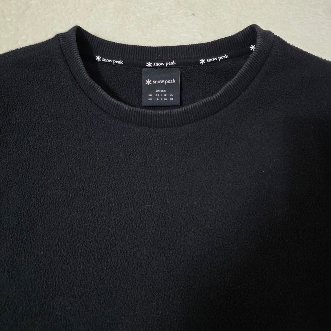 (XL)스노우피크 폴라텍 플리스 맨투맨 상품이미지2