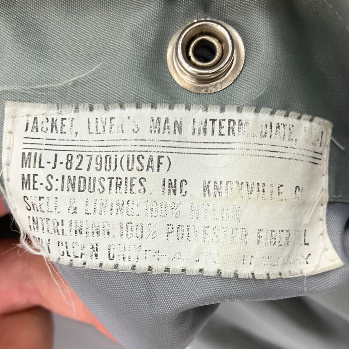 USAF 미공군 ma-1 플라이트 조끼 베스트  상품이미지3
