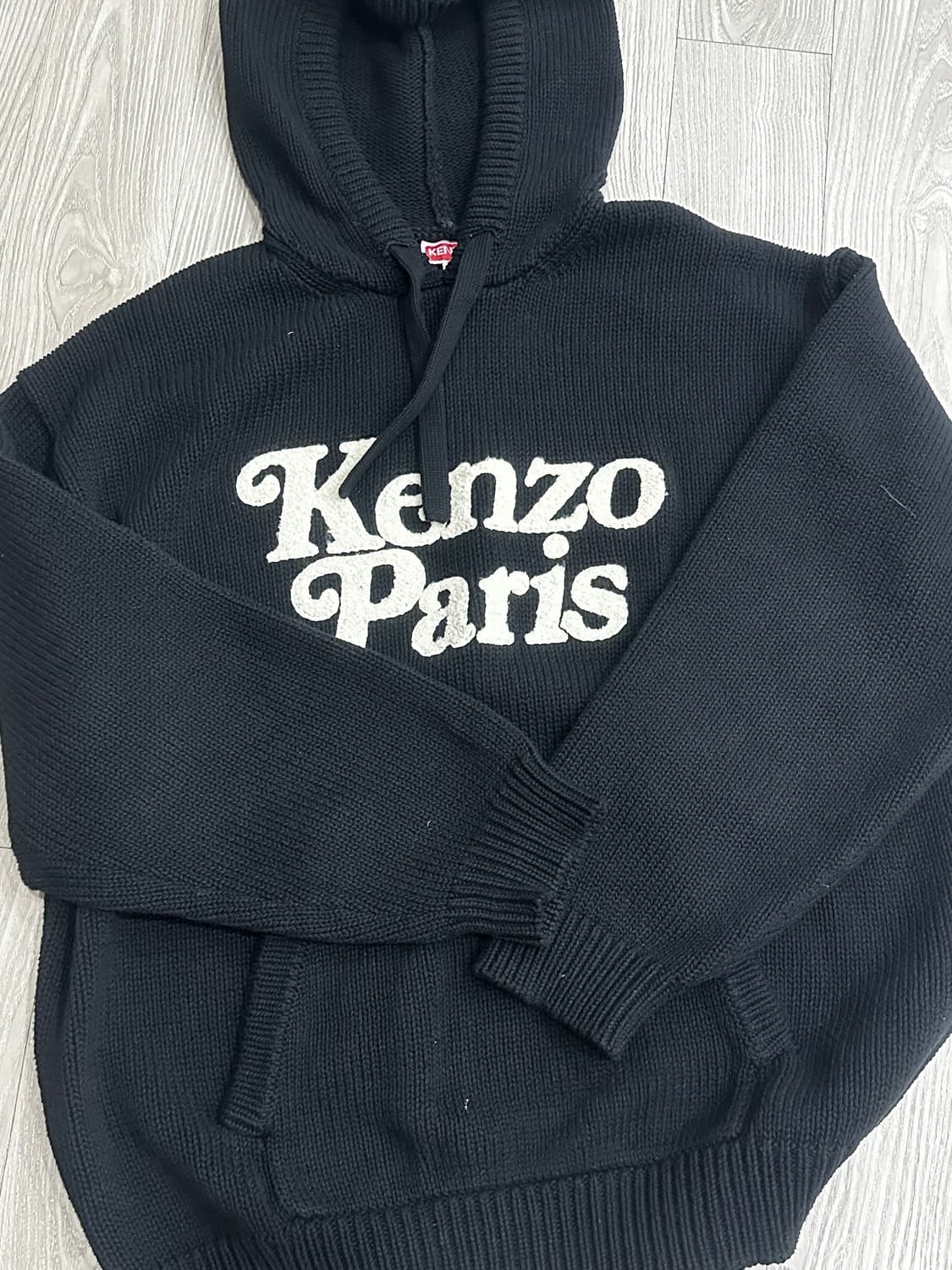 겐조 x 베르디 젠더리스 후드 점퍼 블랙 xl 상품이미지1