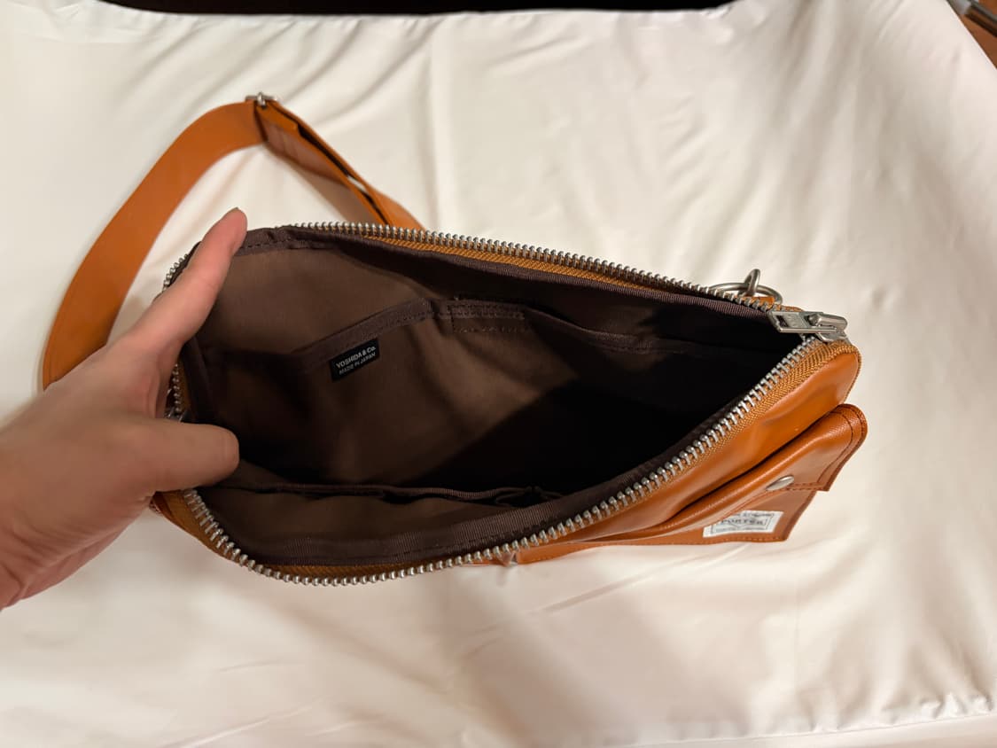 포터 프리스타일 숄더백 카멜 상품이미지3