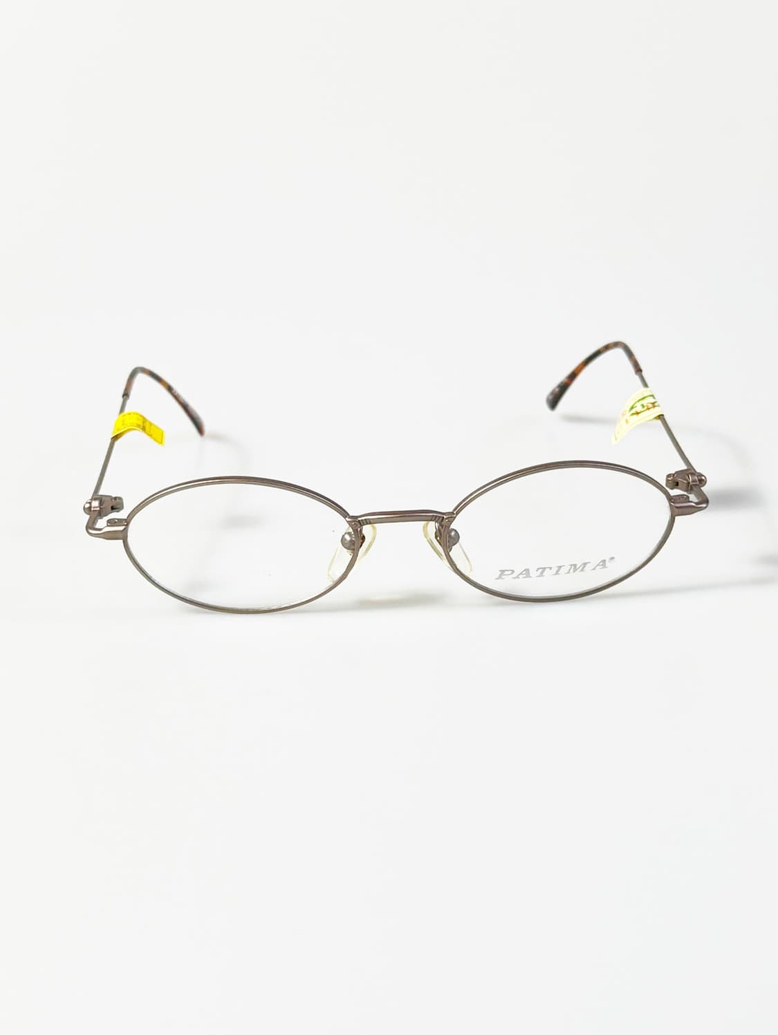 90s PATIMA 슬림 오벌 메탈 프레임 빈티지 안경 상품이미지2