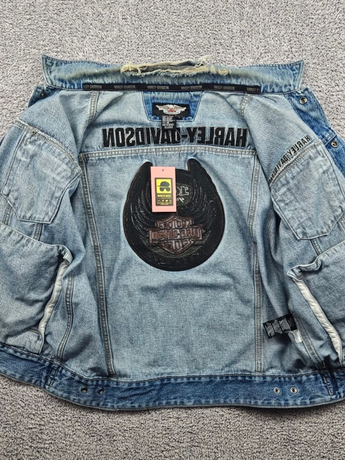 할리데이비슨 105주년 바앤실드 데님 트러커 자켓 ( L )/11583 상품이미지9