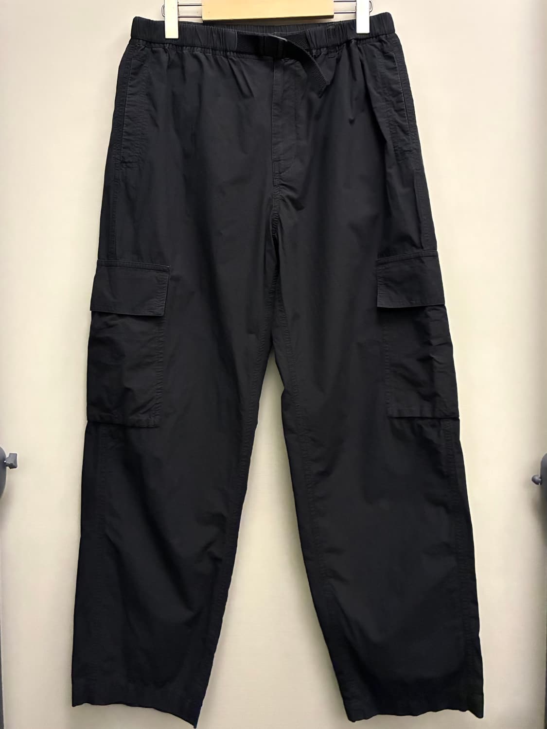 (L/30~34)COS 코스 나일론 코튼 밴딩 루즈 카고팬츠 블랙 상품이미지10