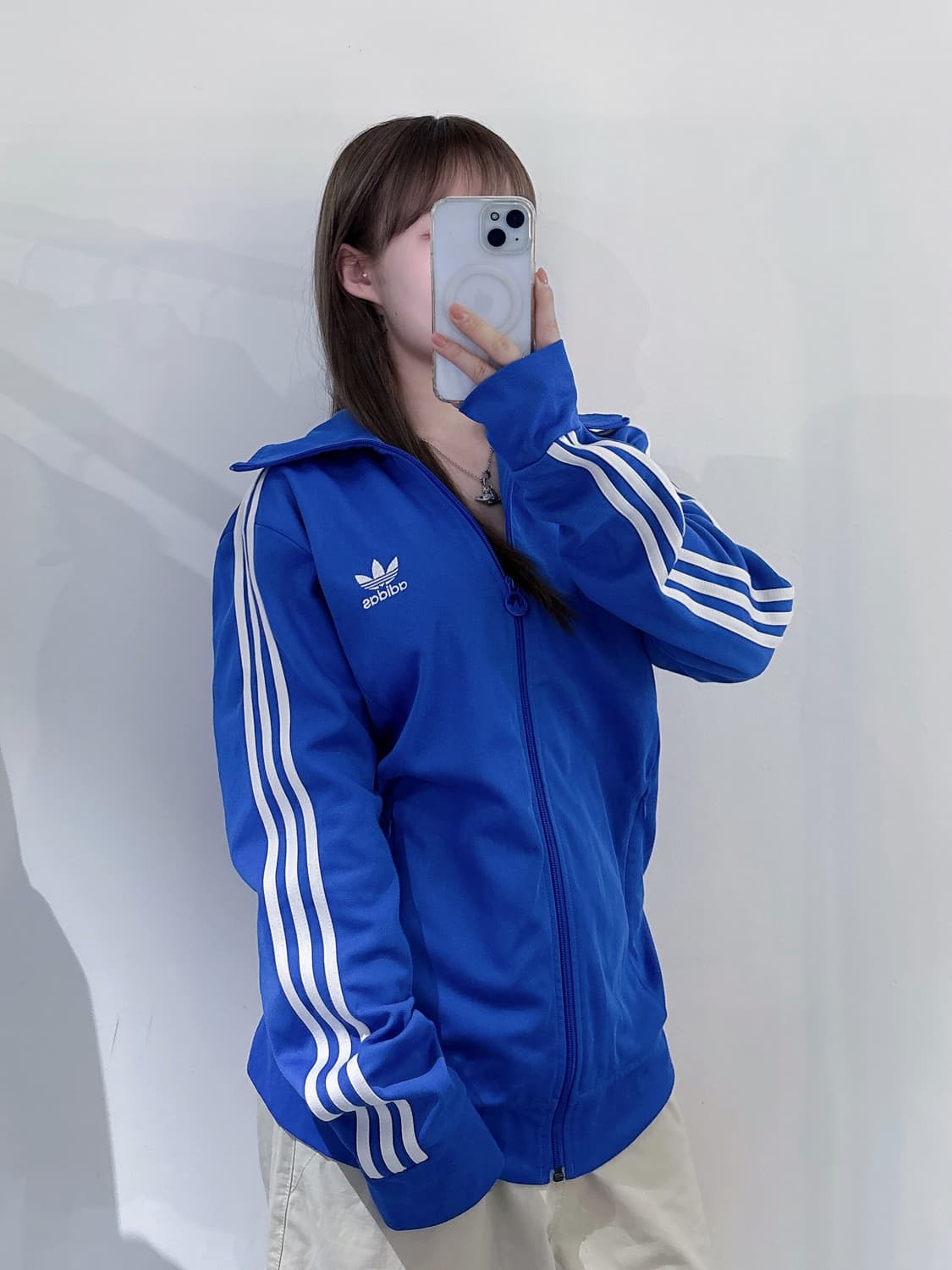 아디다스 유로파 블루 삼선 트랙탑 상품이미지2